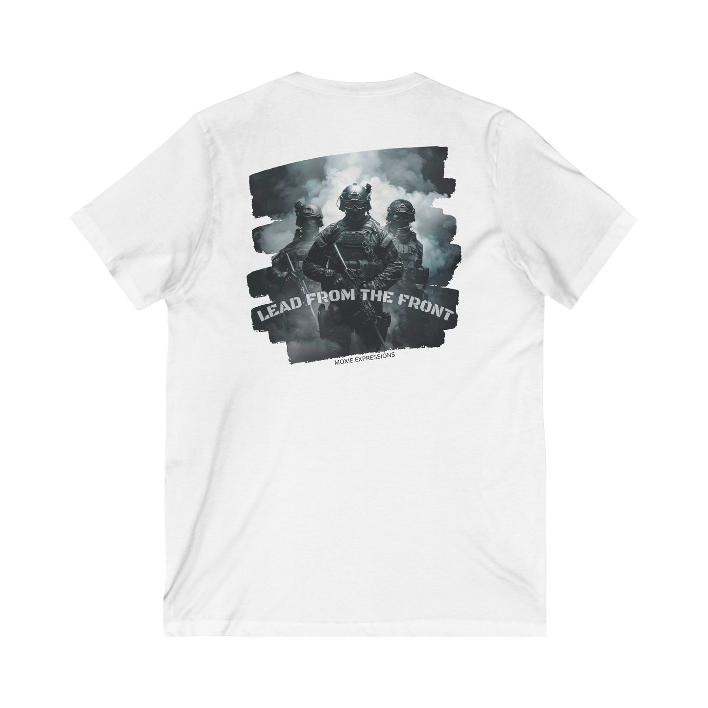 Frontline Valor Unisex Jersey Short Sleeve V-Neck Tee