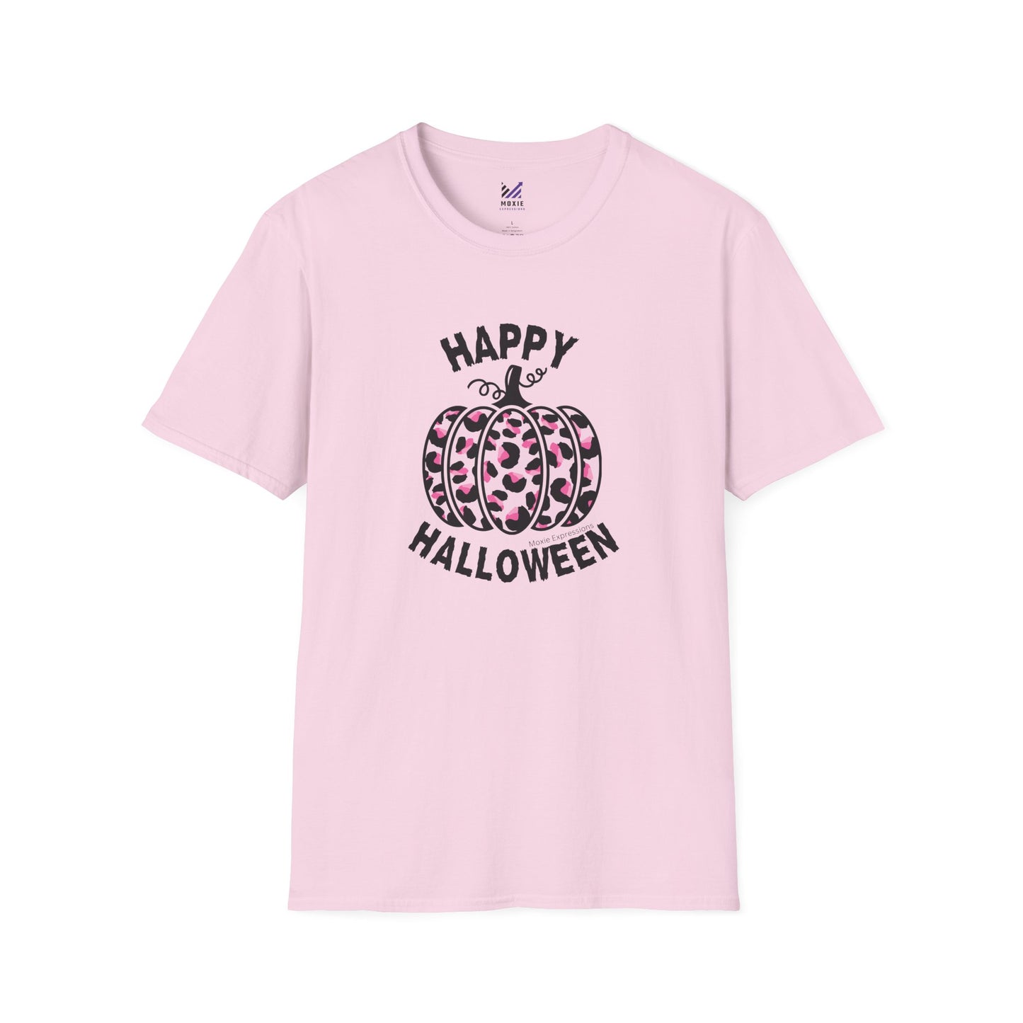 Sassy Pink Pumpkin Patch Unisex Softstyle Crewneck T-Shirt