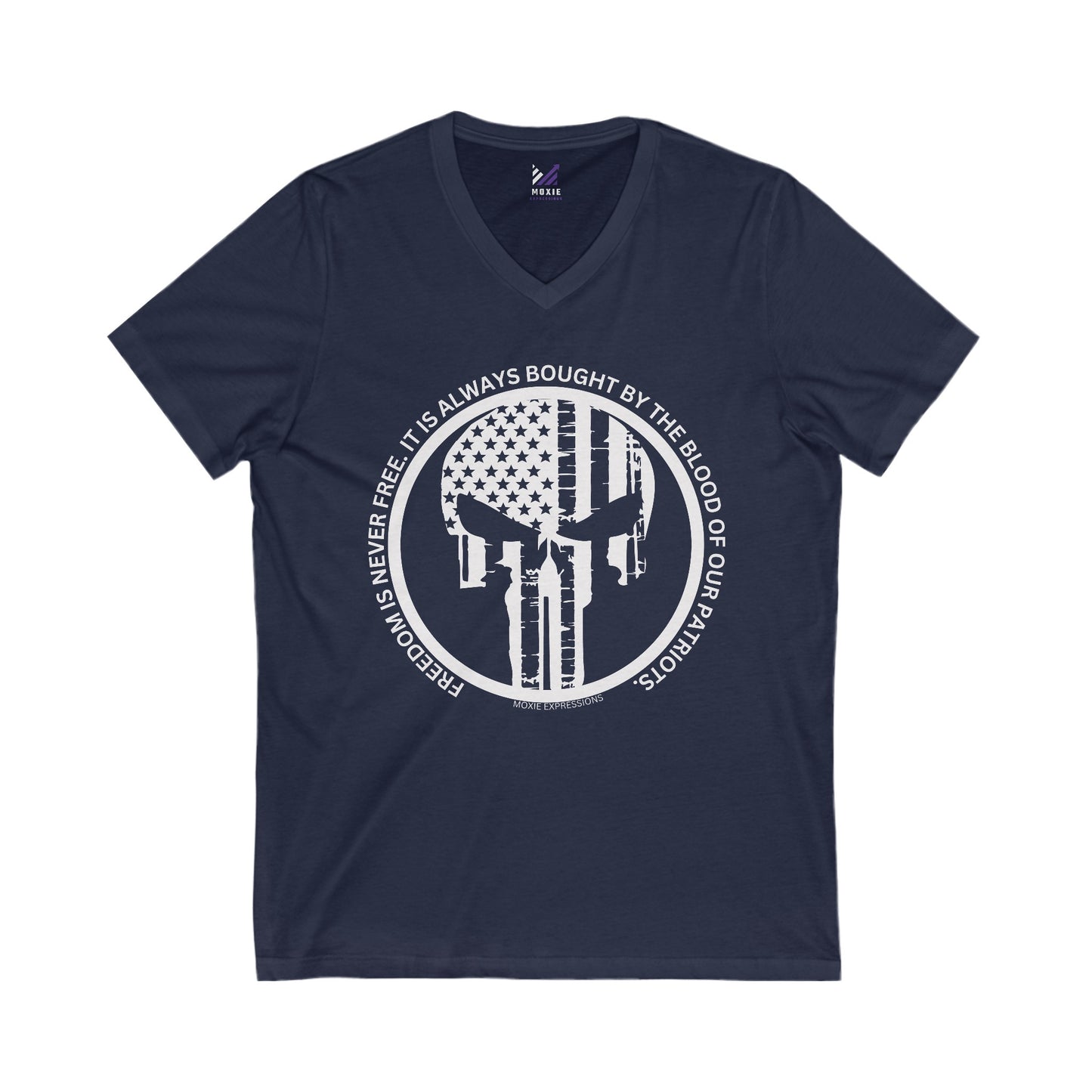 Patriot Protector Unisex Jersey Short Sleeve V-Neck Tee