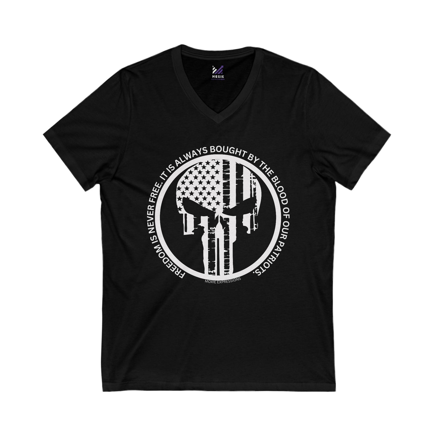 Patriot Protector Unisex Jersey Short Sleeve V-Neck Tee
