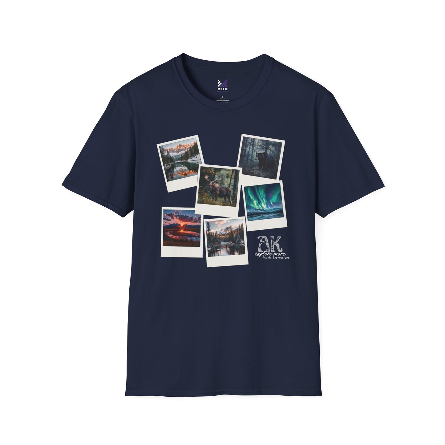 Alaska Explore More Unisex Softstyle Crewneck T-Shirt