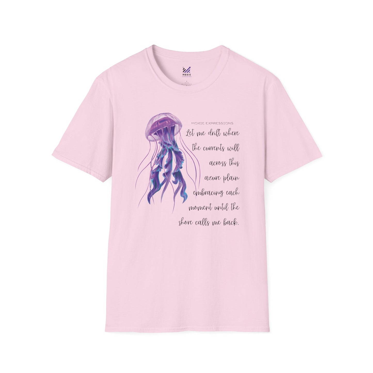 Ocean Whisper Unisex Softstyle Crewneck T-Shirt