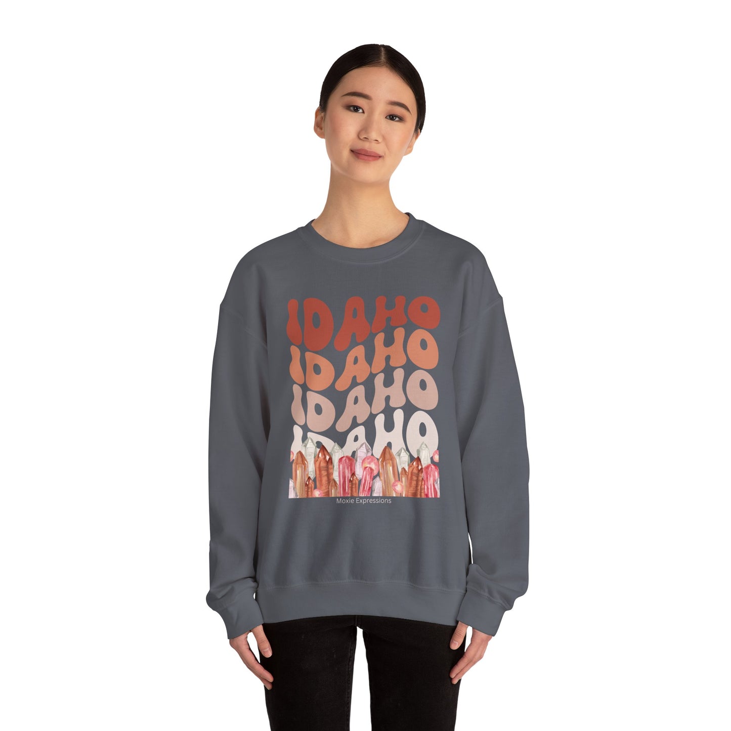 Idaho Gemstone Fusion Unisex Crewneck Sweatshirt