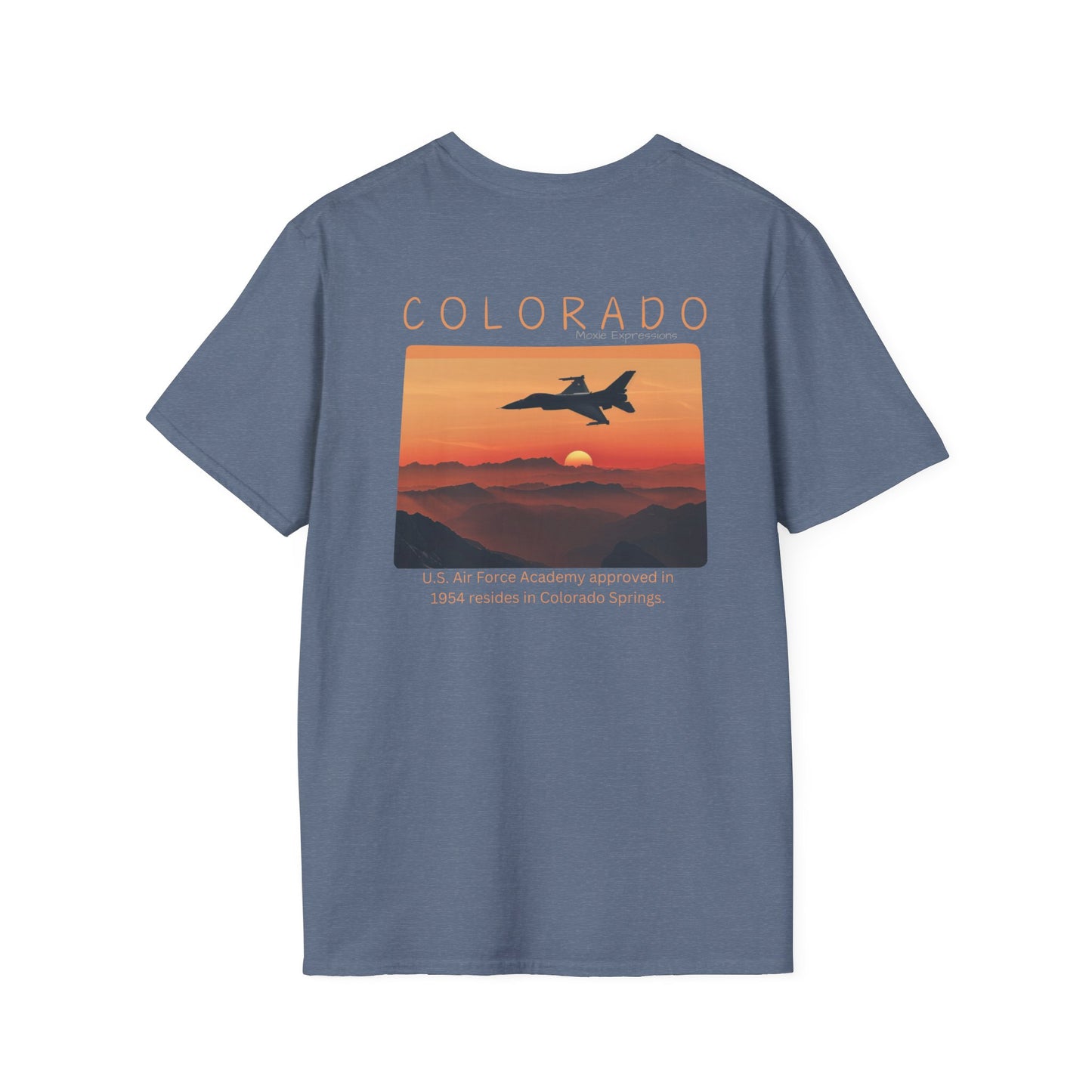 Colorado Cadet Wings Unisex Softstyle Crewneck T-Shirt