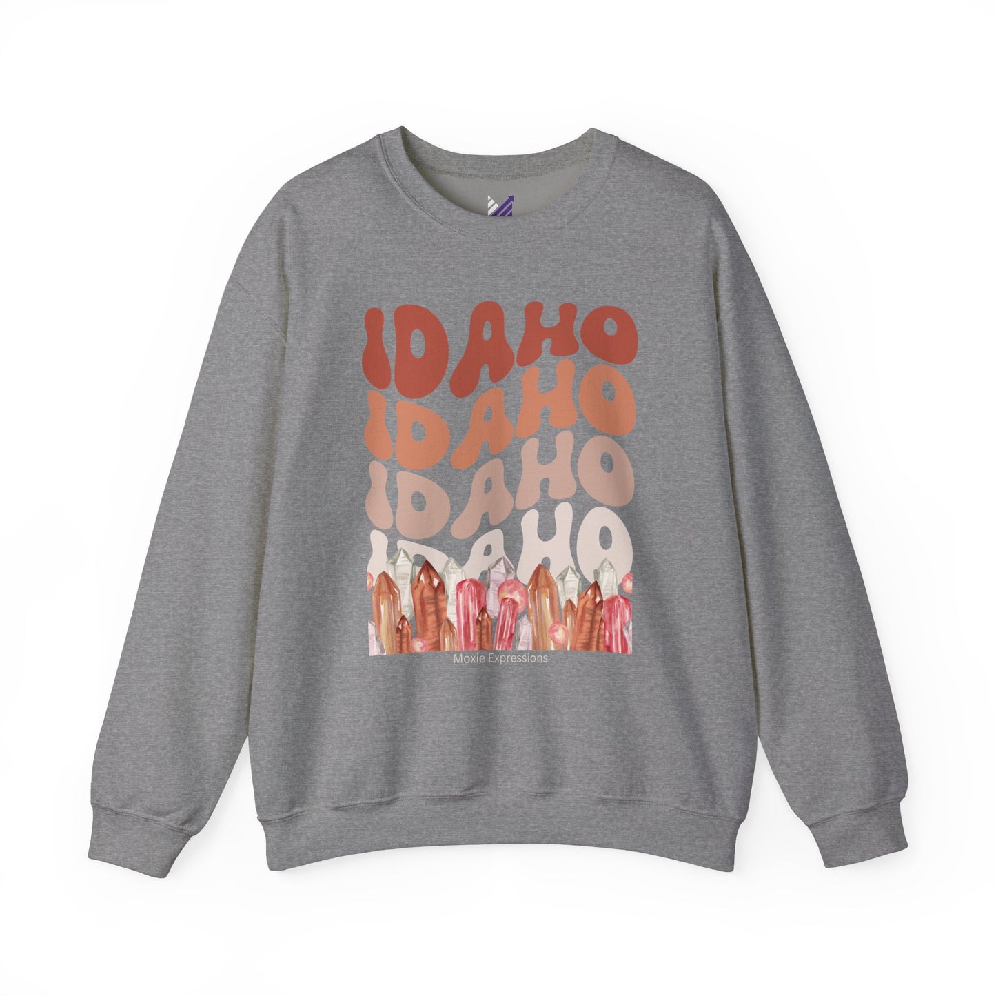 Idaho Gemstone Fusion Unisex Crewneck Sweatshirt