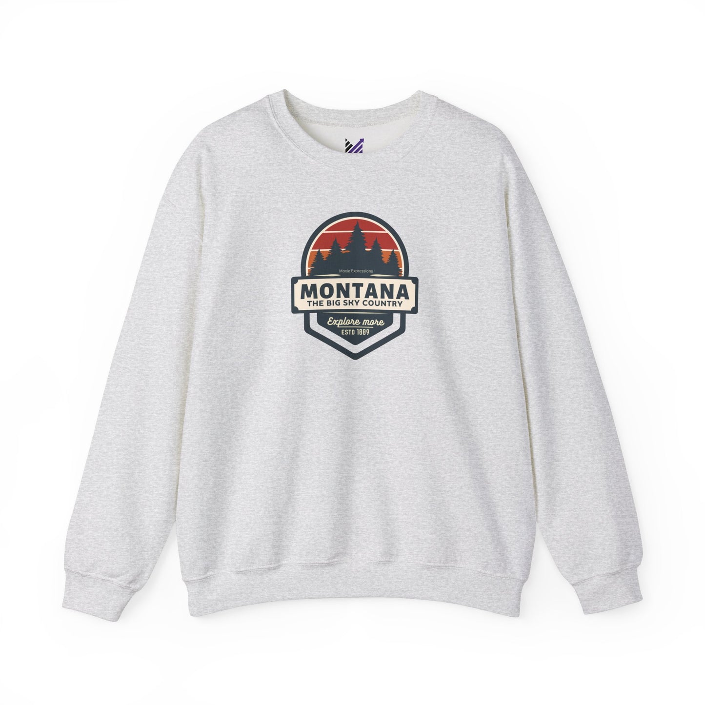 Montana Big Sky "Explore More" Unisex Crewneck Sweatshirt