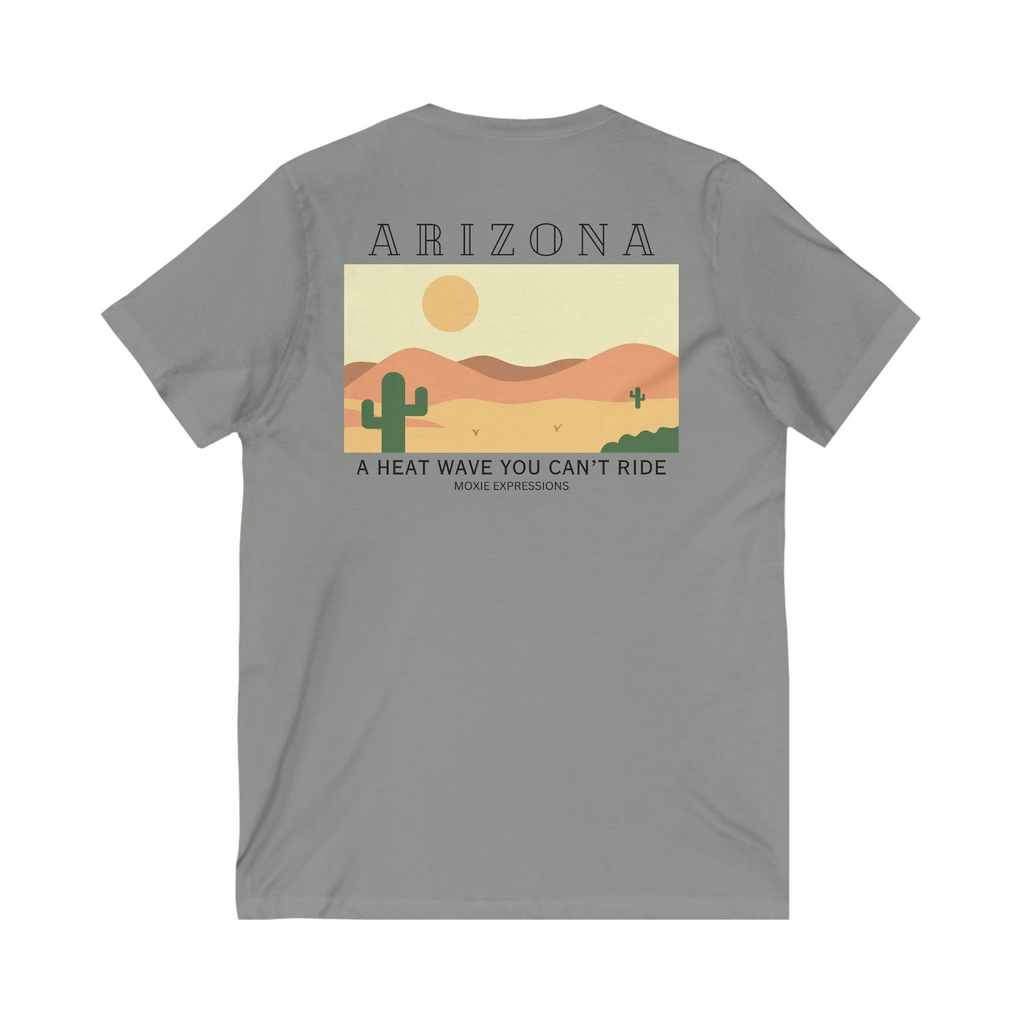 Arizona Heatwave Unisex Jersey Short Sleeve V-Neck Tee