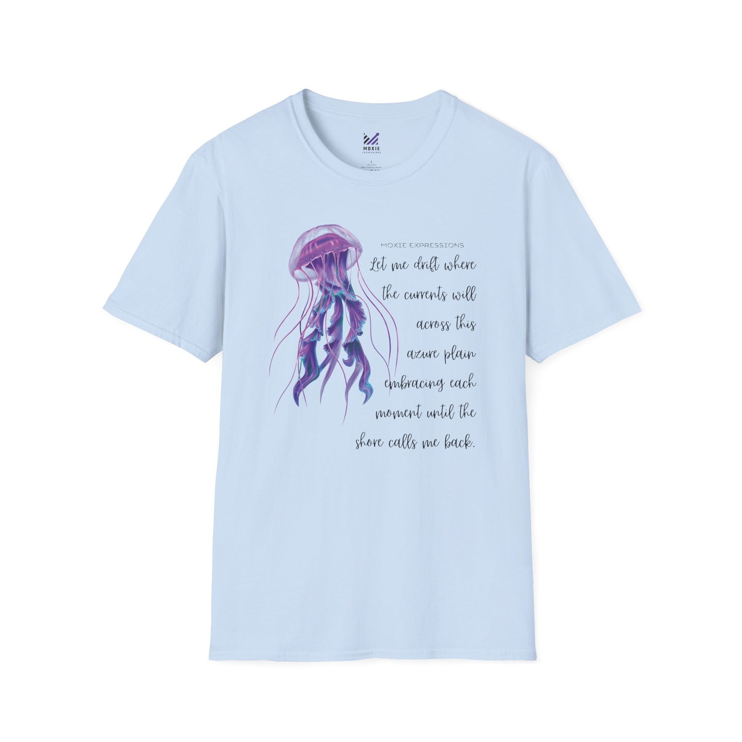 Ocean Whisper Unisex Softstyle Crewneck T-Shirt