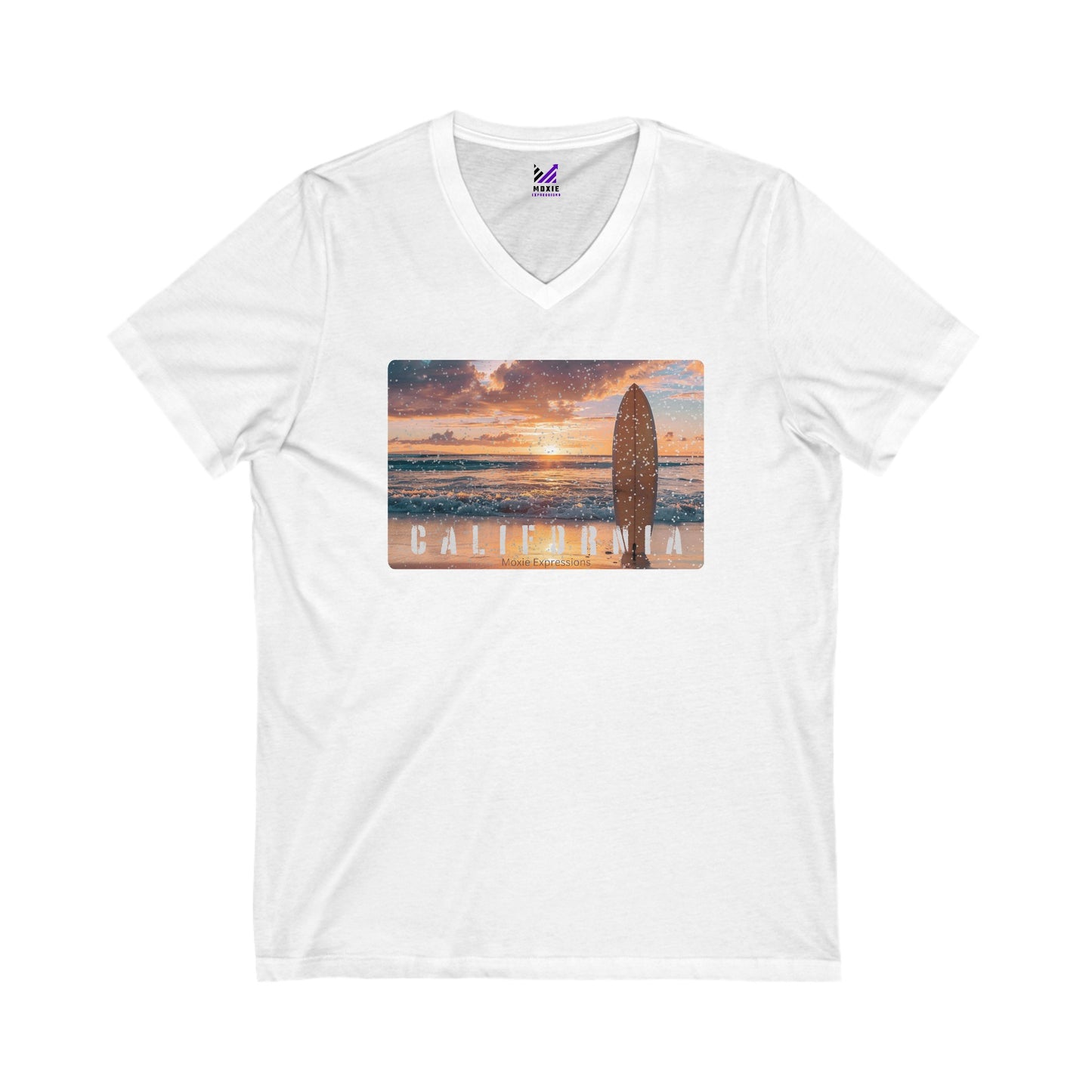California Dreamin Unisex Jersey Short Sleeve V-Neck Tee