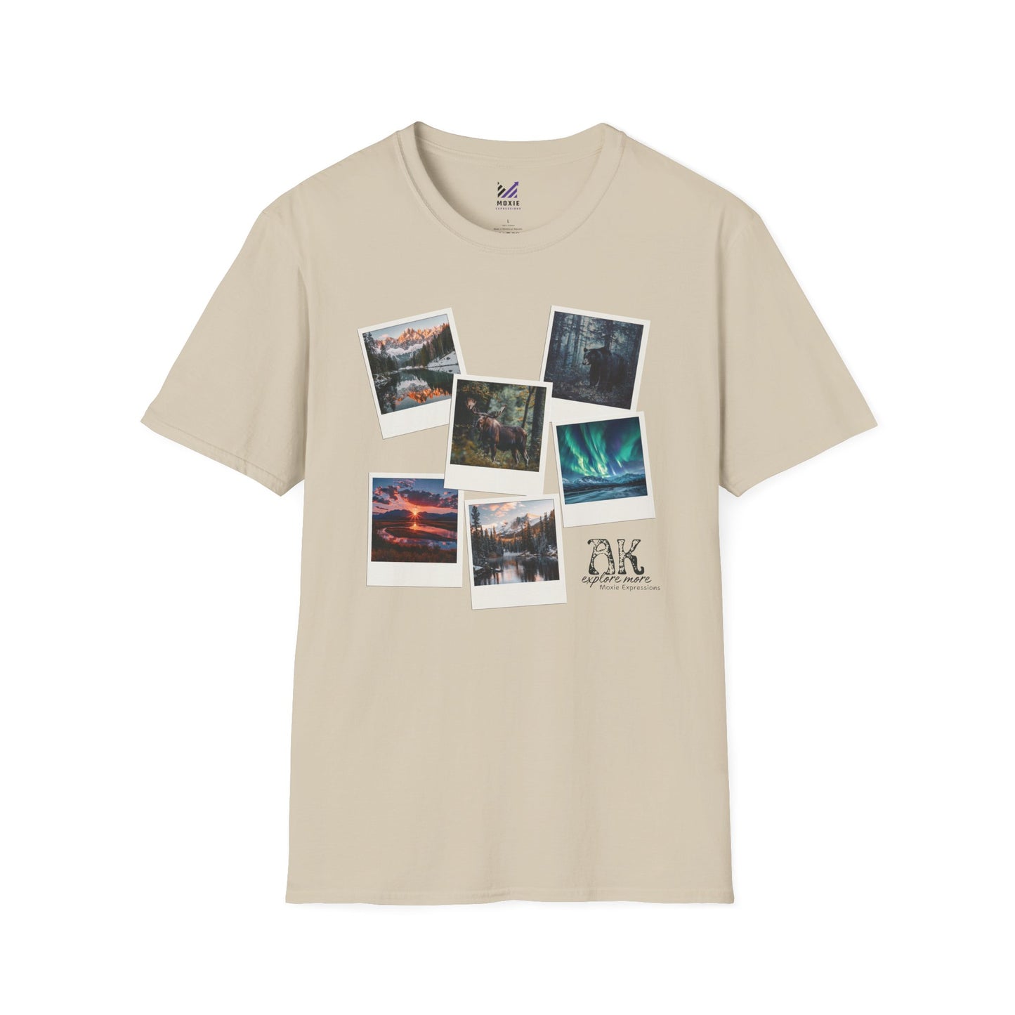 Alaska Explore More Unisex Softstyle Crewneck T-Shirt