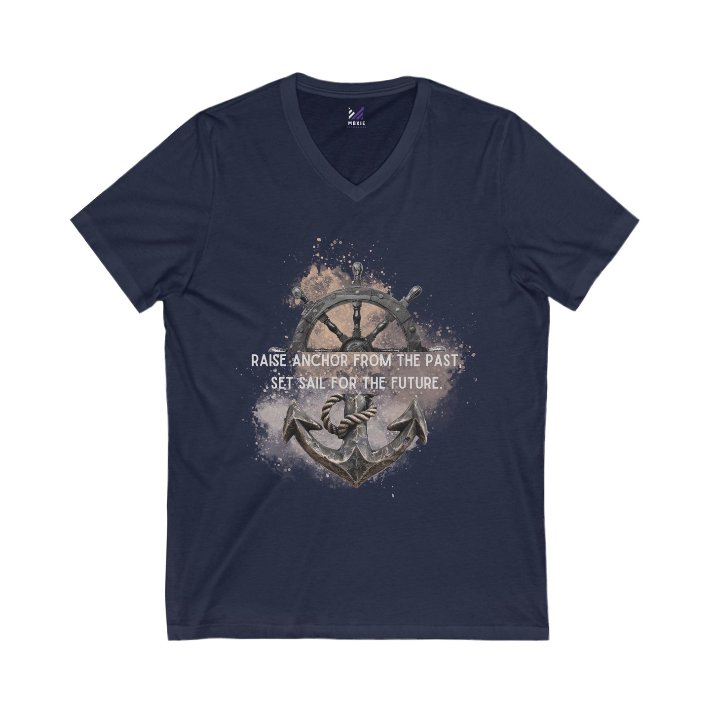 Anchor's Legacy Unisex Jersey Short Sleeve V-Neck Tee