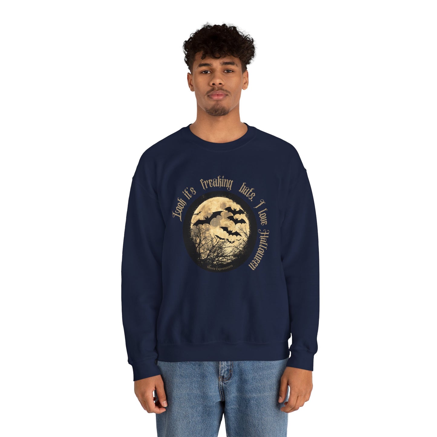Twilight Bats Unisex Softstyle Crewneck T-Shirt