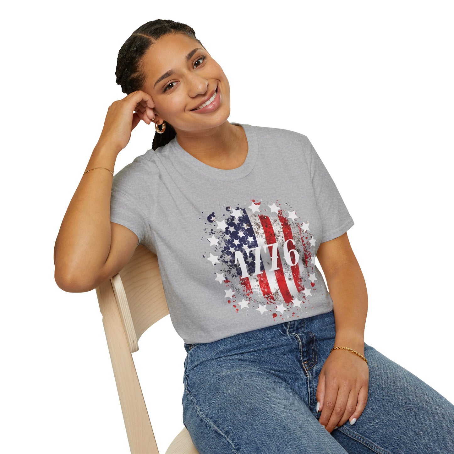 1776 Unisex Softstyle Crewneck T-Shirt