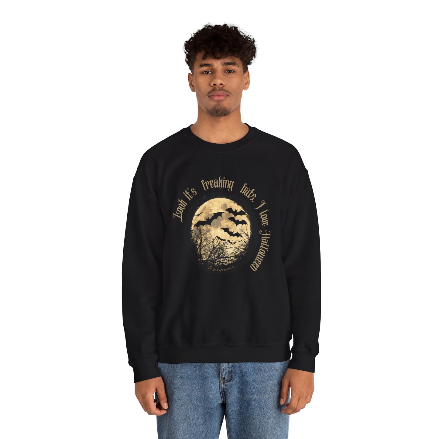 Twilight Bats Unisex Softstyle Crewneck T-Shirt
