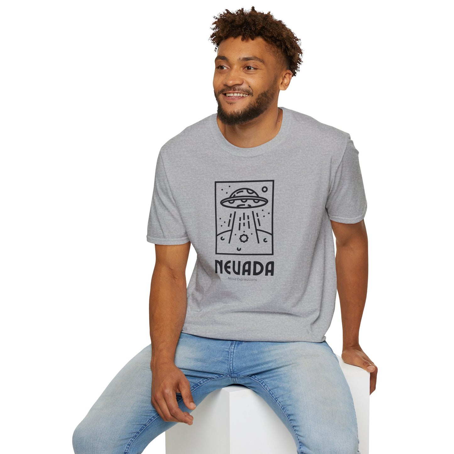 Nevada Alien Encounter Unisex Softstyle Crewneck T-Shirt