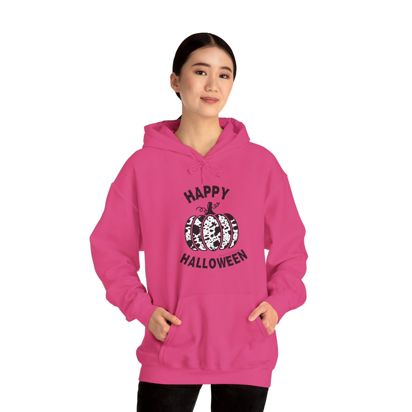 Cow Pumpkin Patch Unisex Hooded Sweatshirt