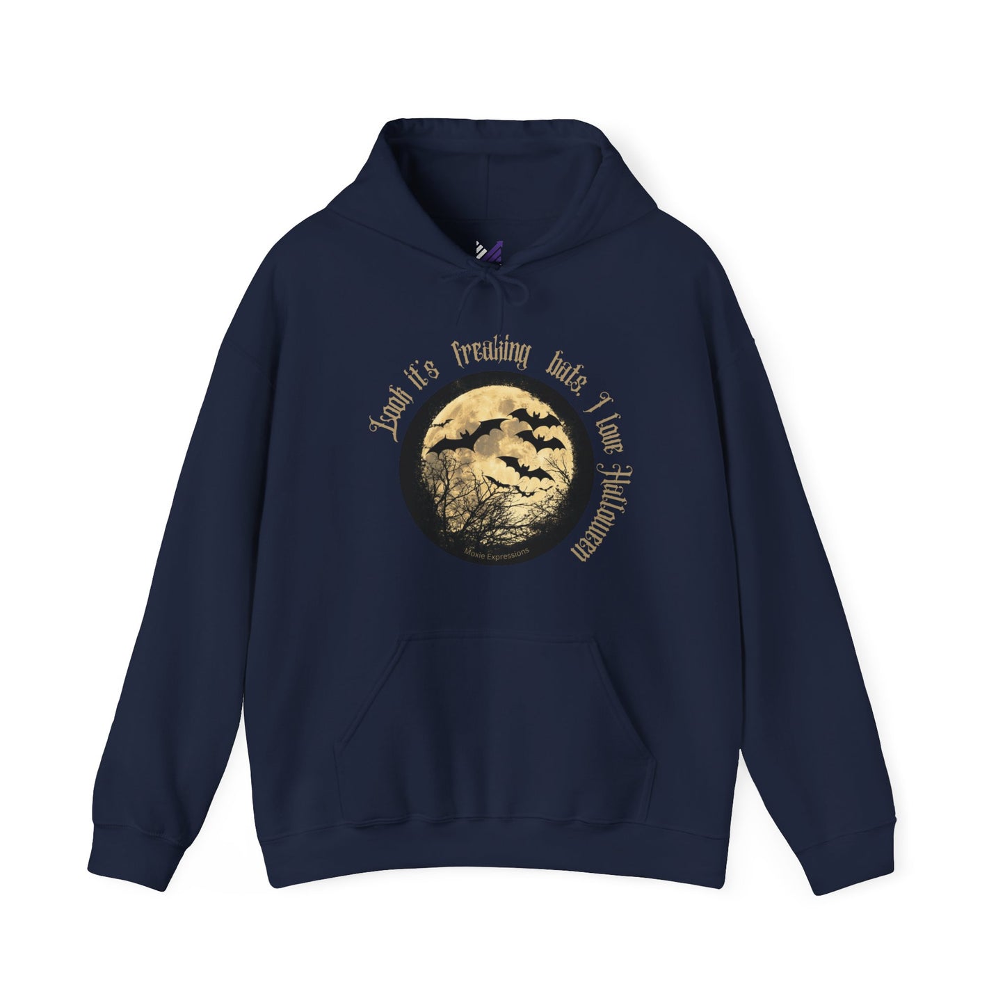 Twilight Bats Unisex Hooded Sweatshirt