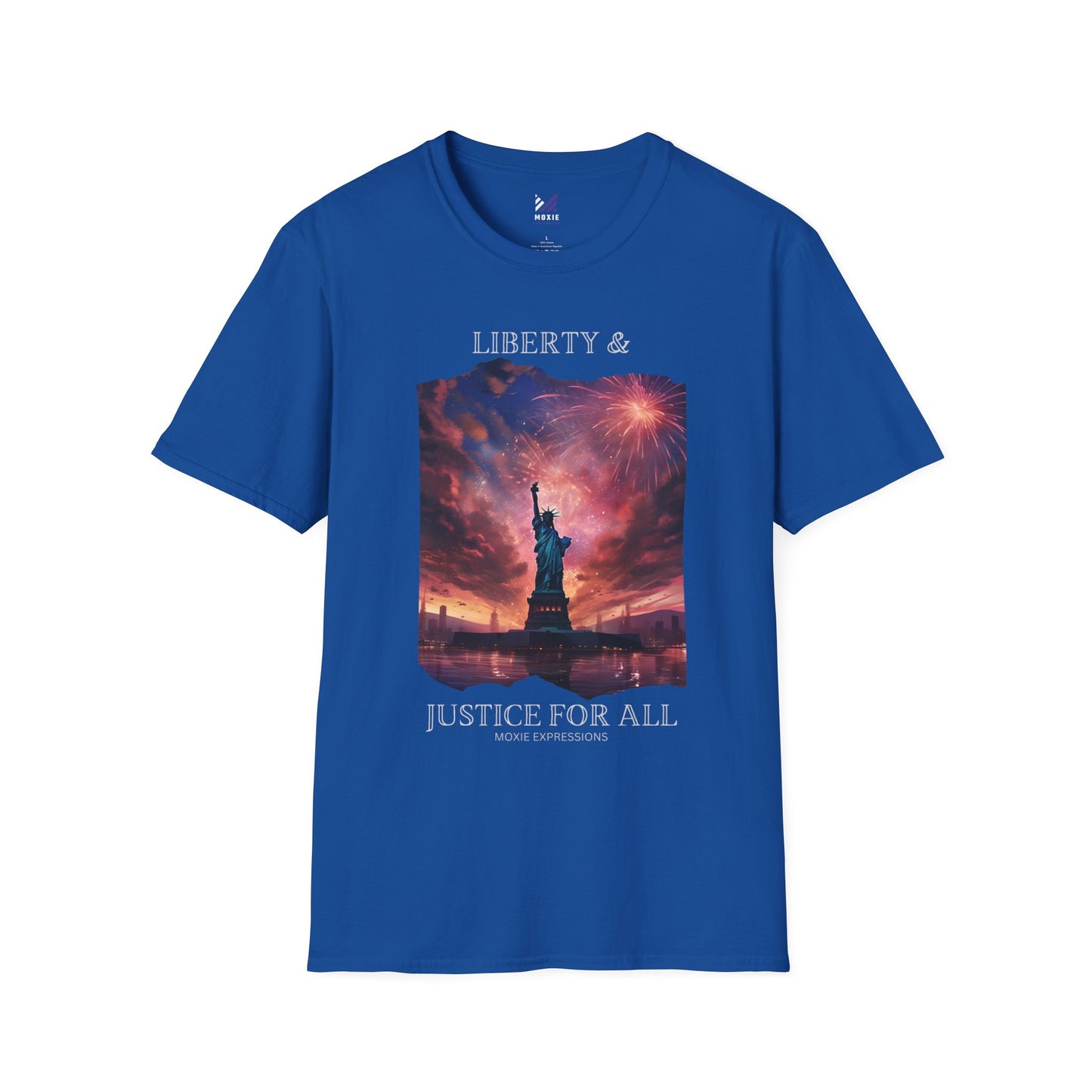 Liberty’s Radiance Unisex Softstyle Crewneck T-Shirt