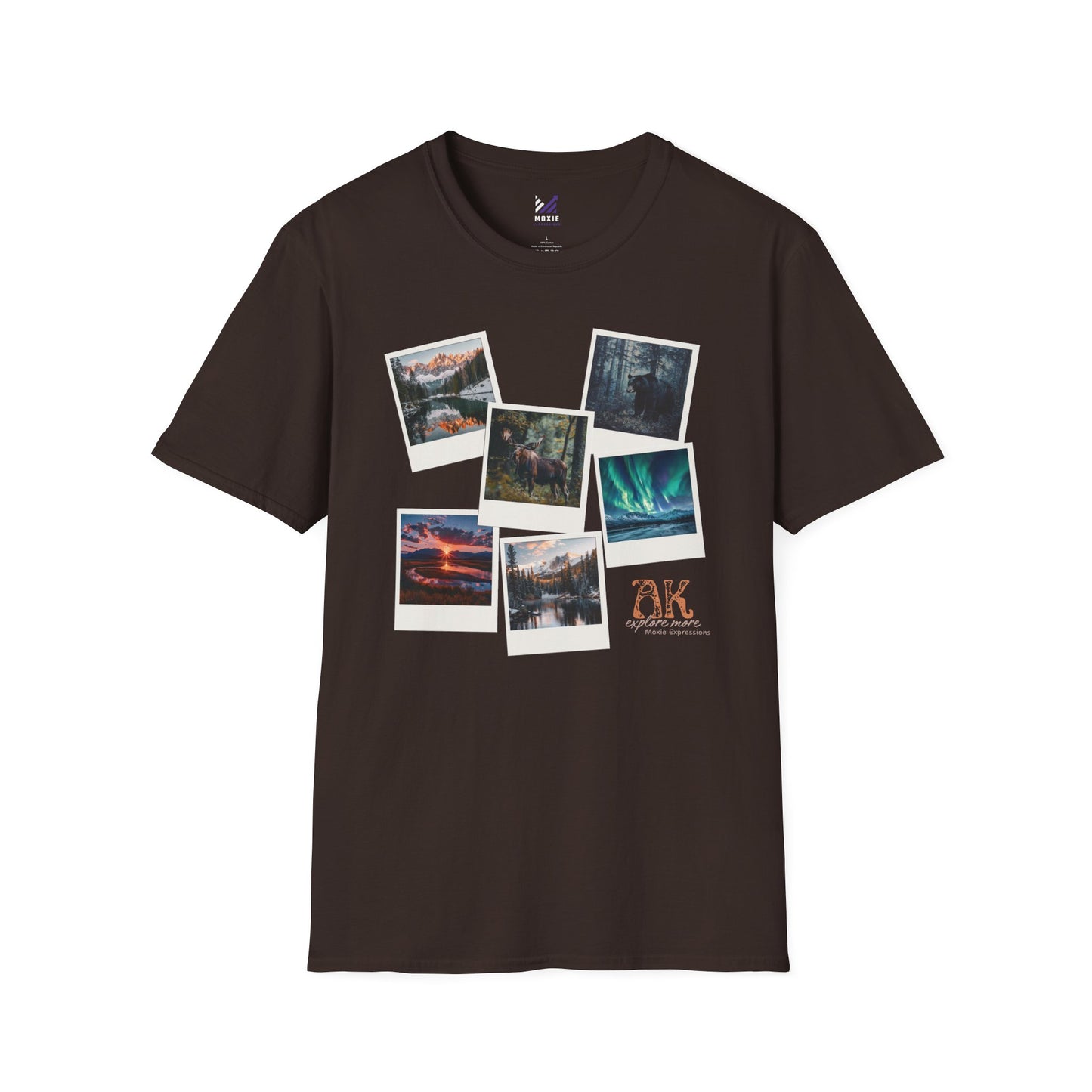 Alaska Explore More Unisex Softstyle Crewneck T-Shirt