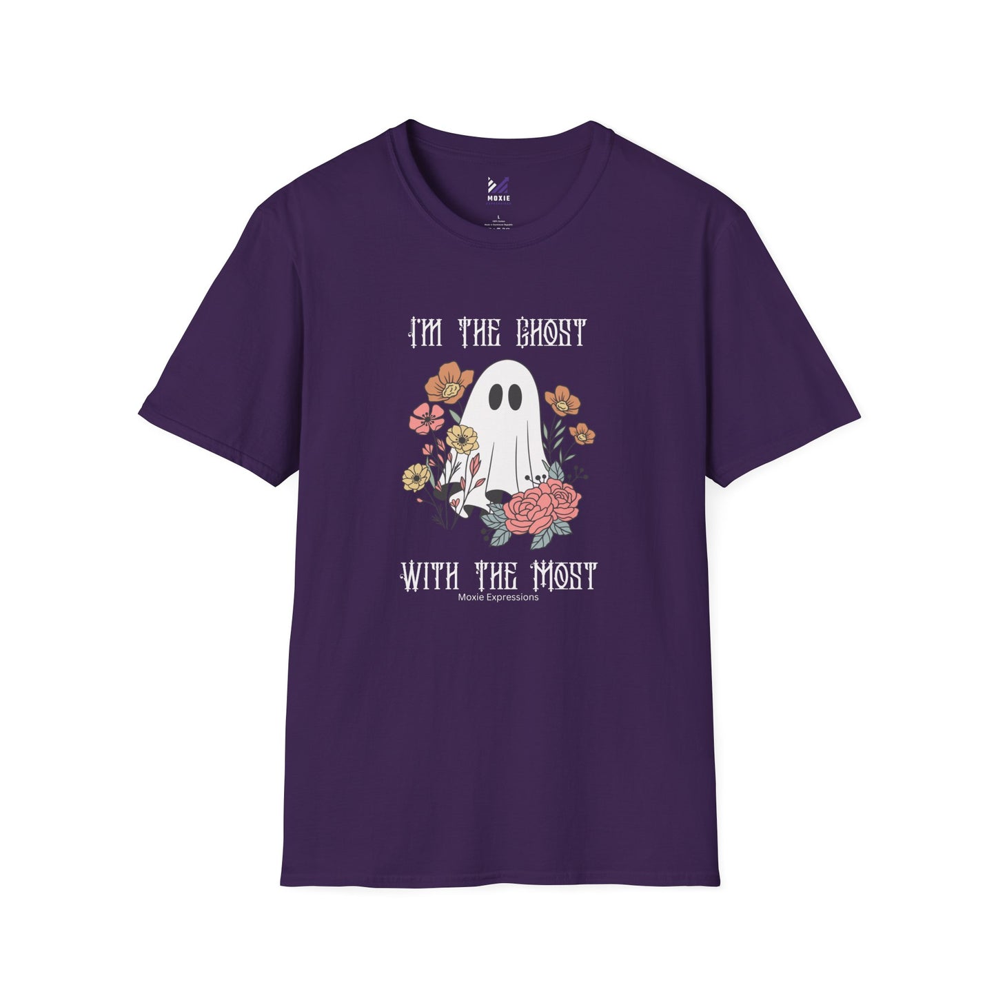Ghost with the Most Unisex Softstyle Crewneck T-Shirt