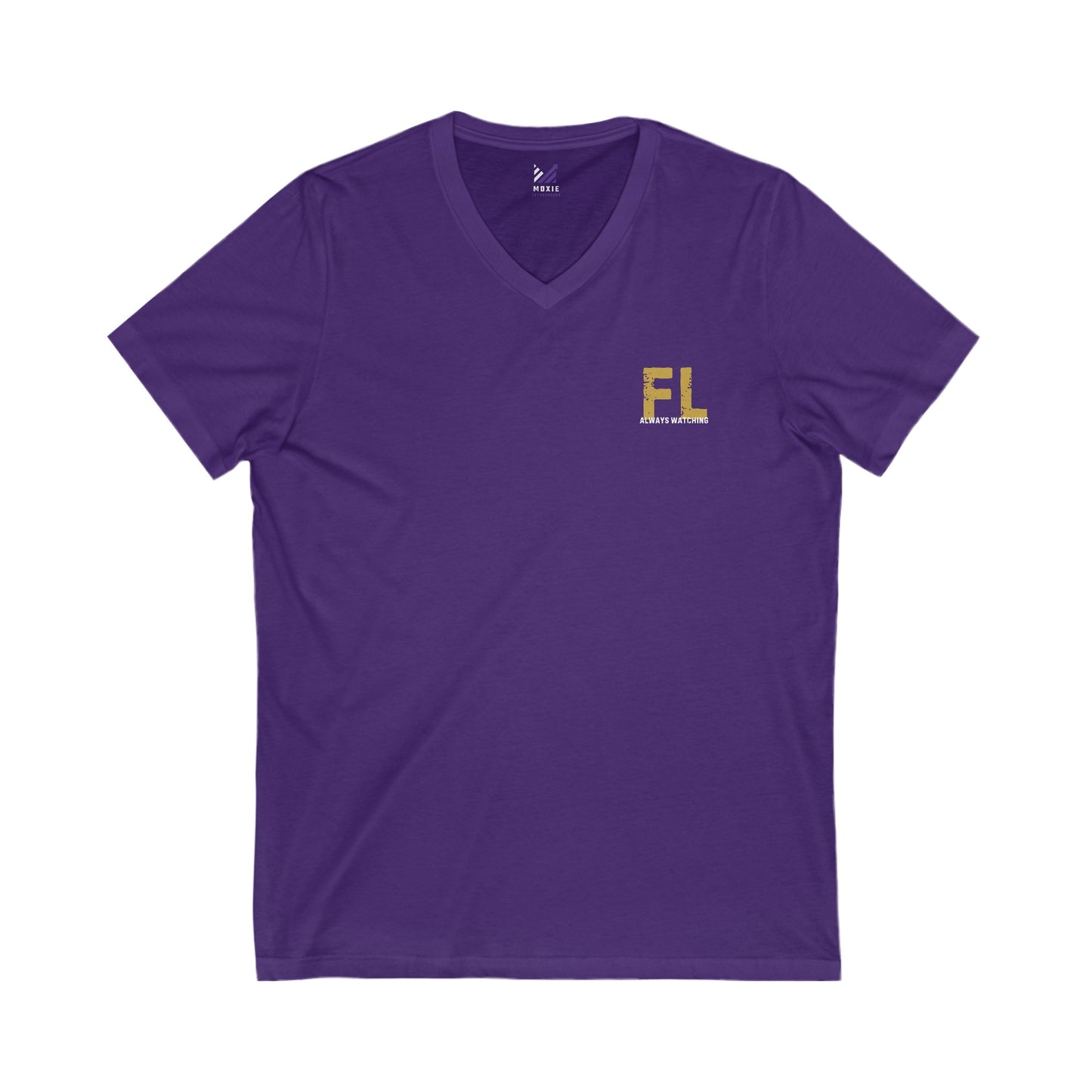 Florida Always Watching Unisex Jersey Short Sleeve V-Neck Tee