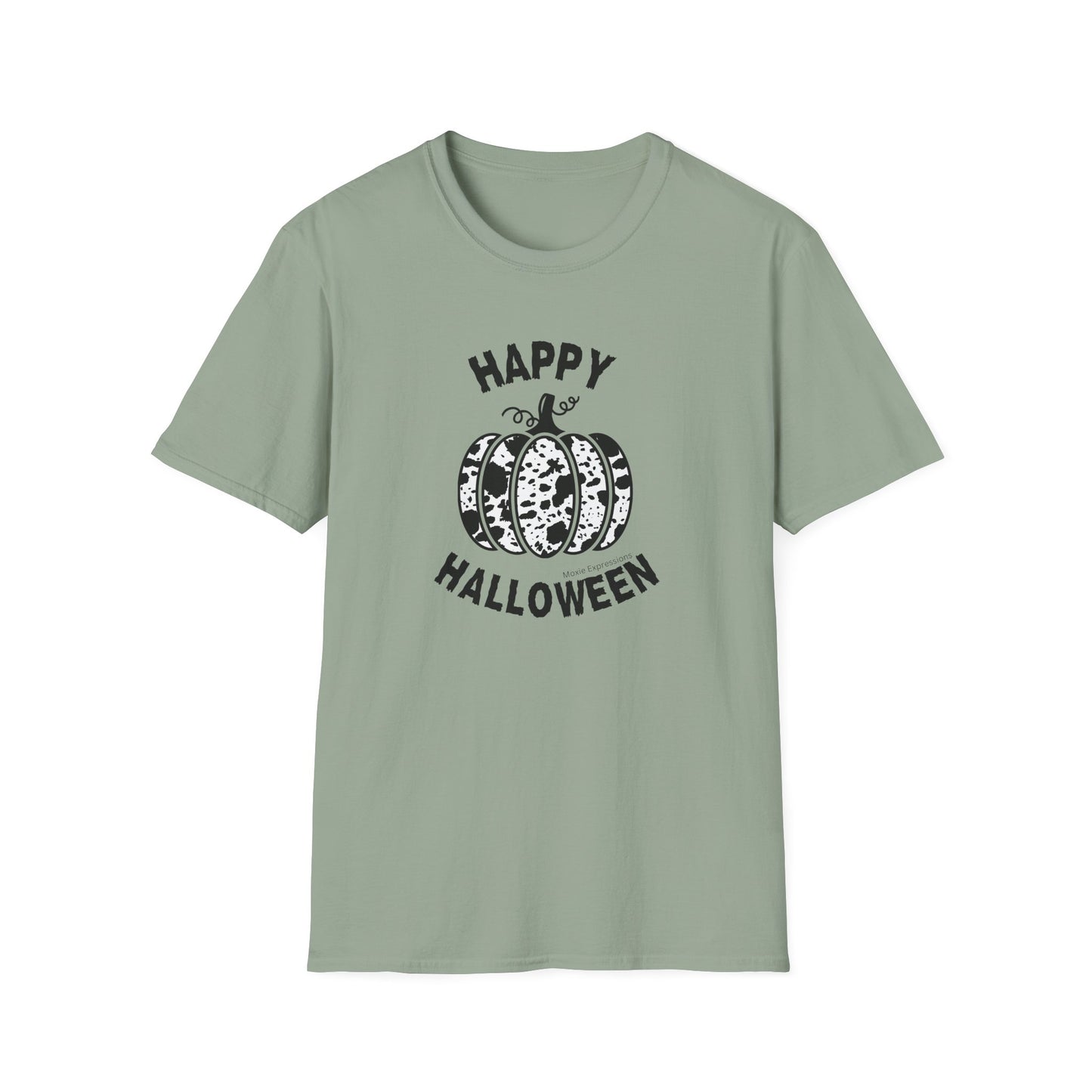 Cow Pumpkin Patch Unisex Softstyle Crewneck T-Shirt