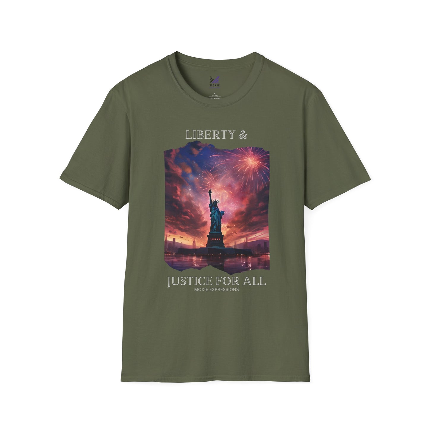 Liberty’s Radiance Unisex Softstyle Crewneck T-Shirt