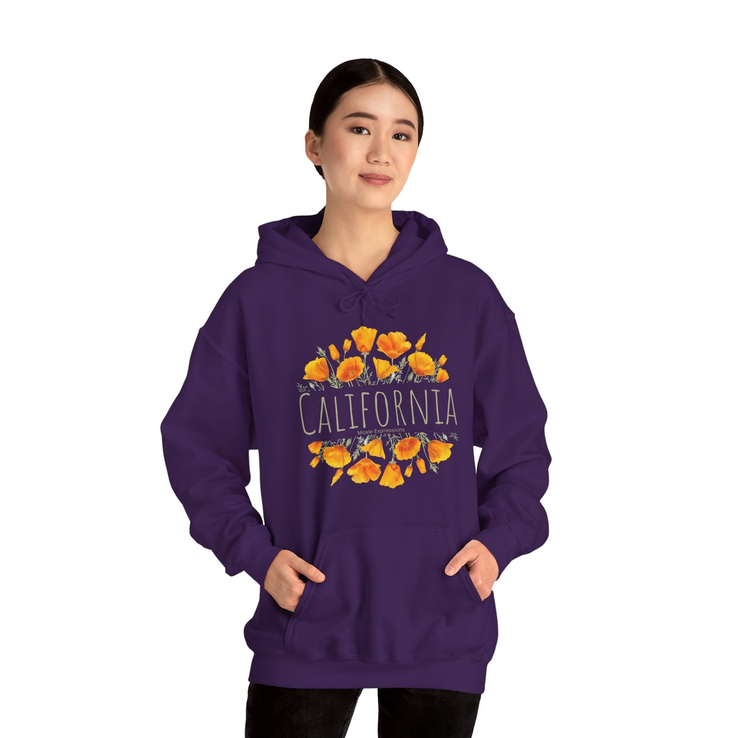 Golden Bloom Unisex Hooded Sweatshirt