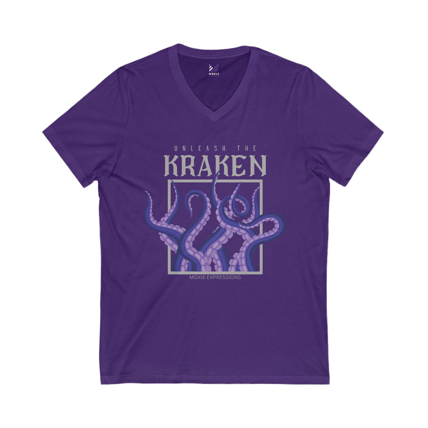 Unleash the Depths Unisex Jersey Short Sleeve V-Neck Tee