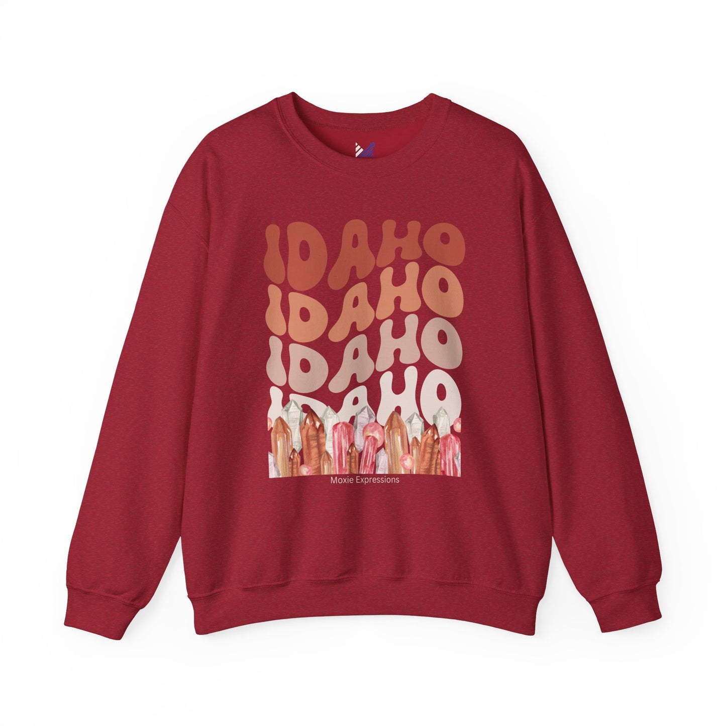 Idaho Gemstone Fusion Unisex Crewneck Sweatshirt