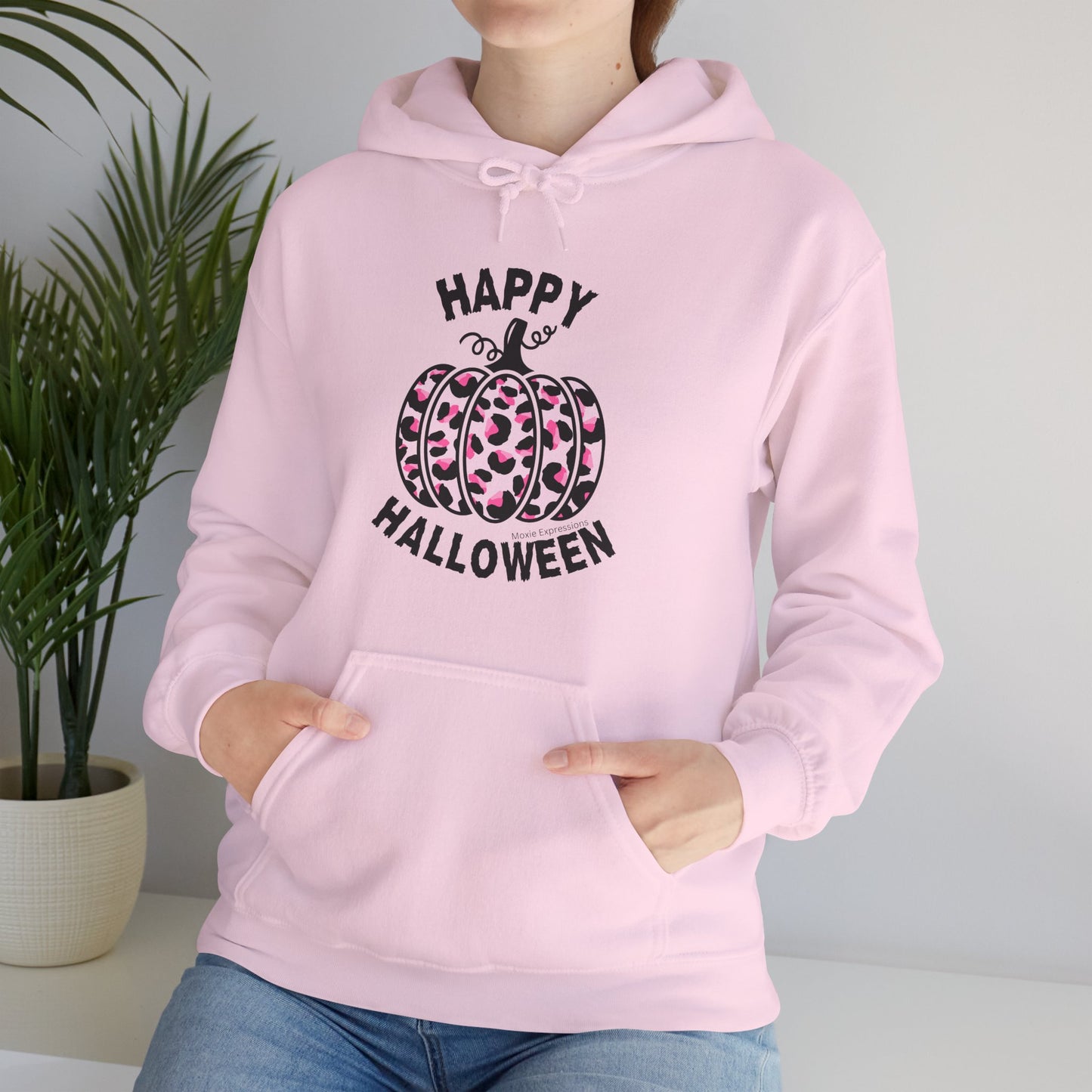 Sassy Pink Pumpkin Patch Unisex Hooded Sweatshirt