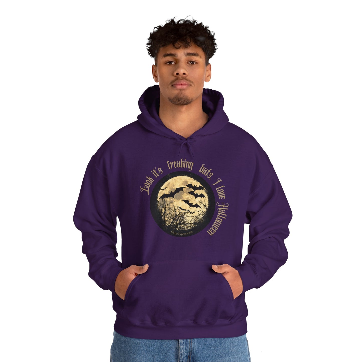 Twilight Bats Unisex Hooded Sweatshirt