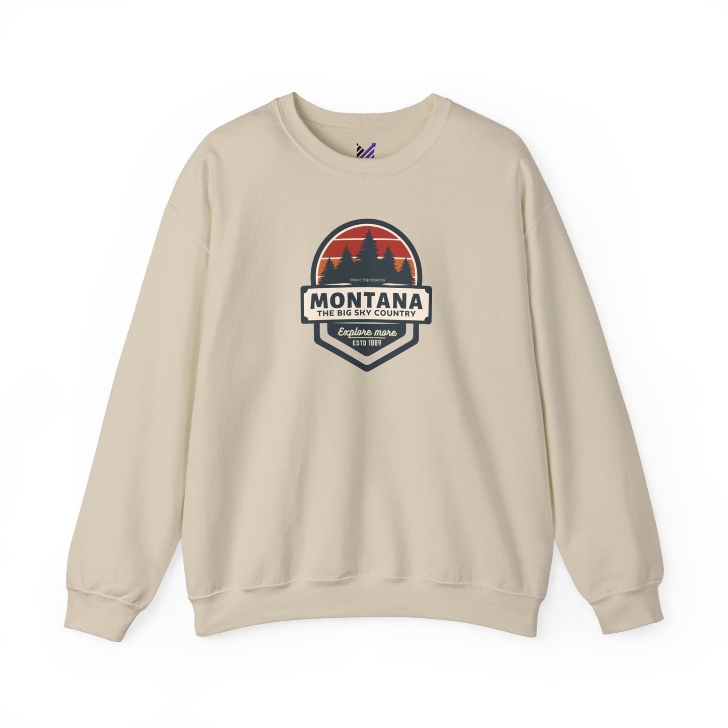 Montana Big Sky "Explore More" Unisex Crewneck Sweatshirt