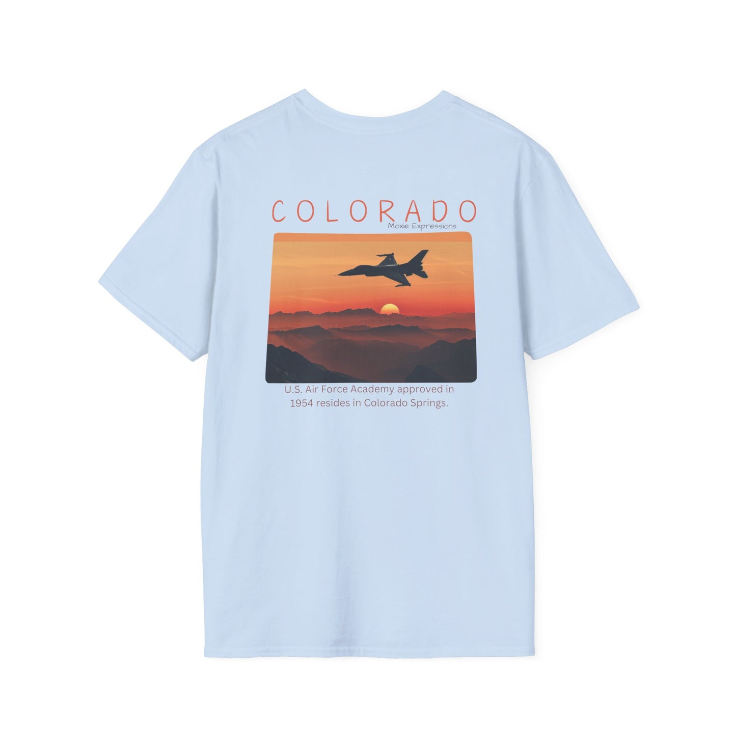 Colorado Cadet Wings Unisex Softstyle Crewneck T-Shirt