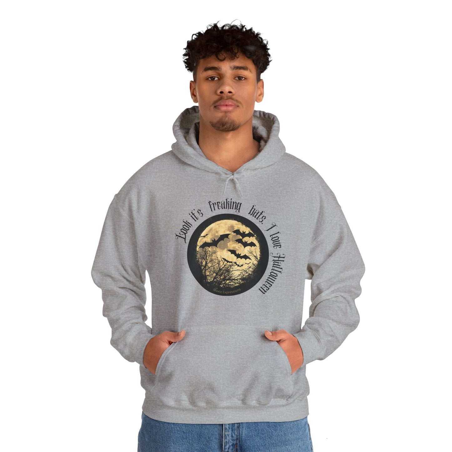 Twilight Bats Unisex Hooded Sweatshirt