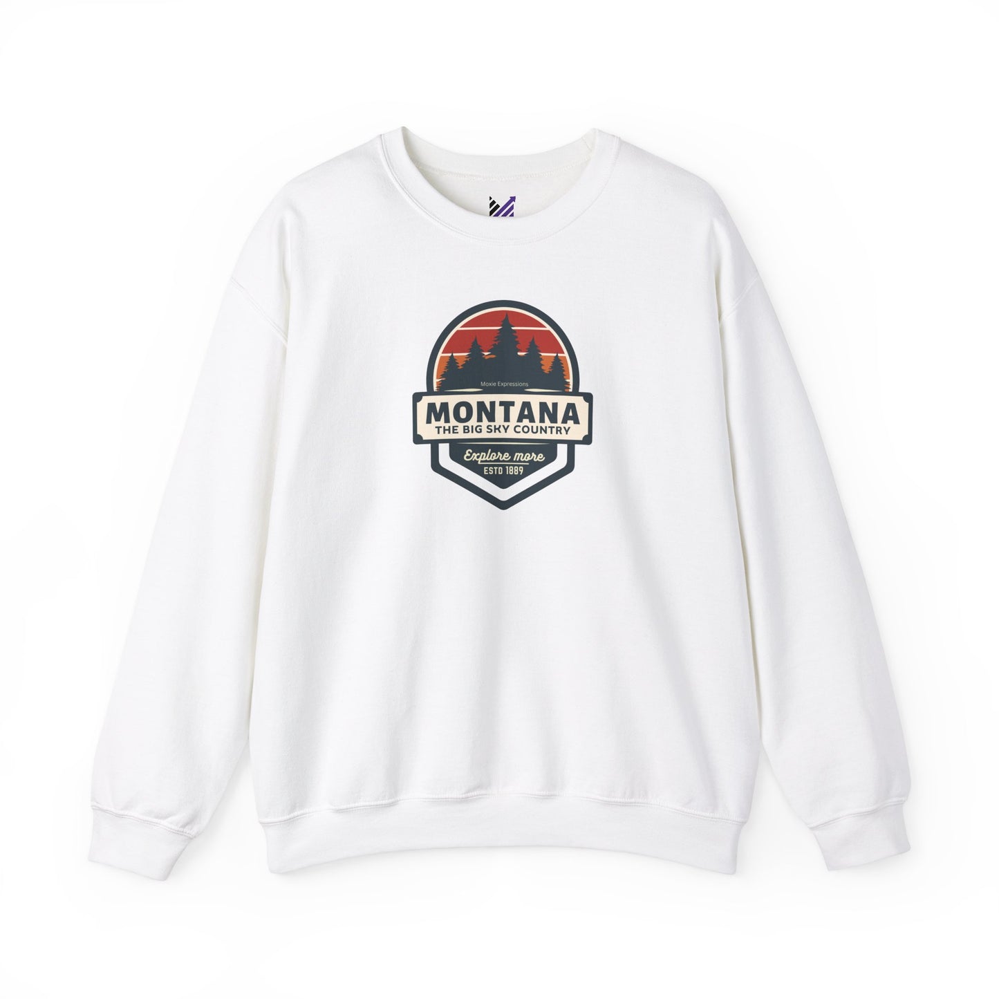 Montana Big Sky "Explore More" Unisex Crewneck Sweatshirt