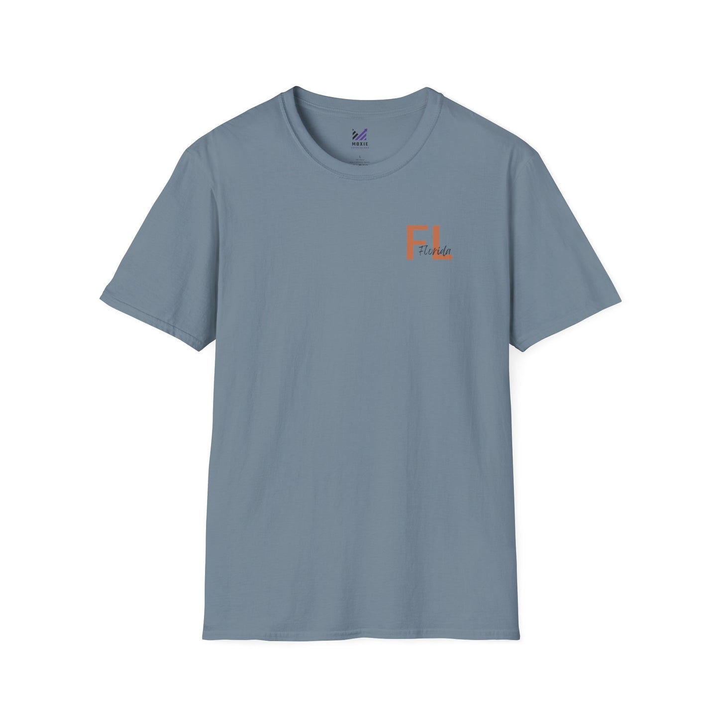 Florida Sunset Currents Unisex Softstyle Crewneck T-Shirt