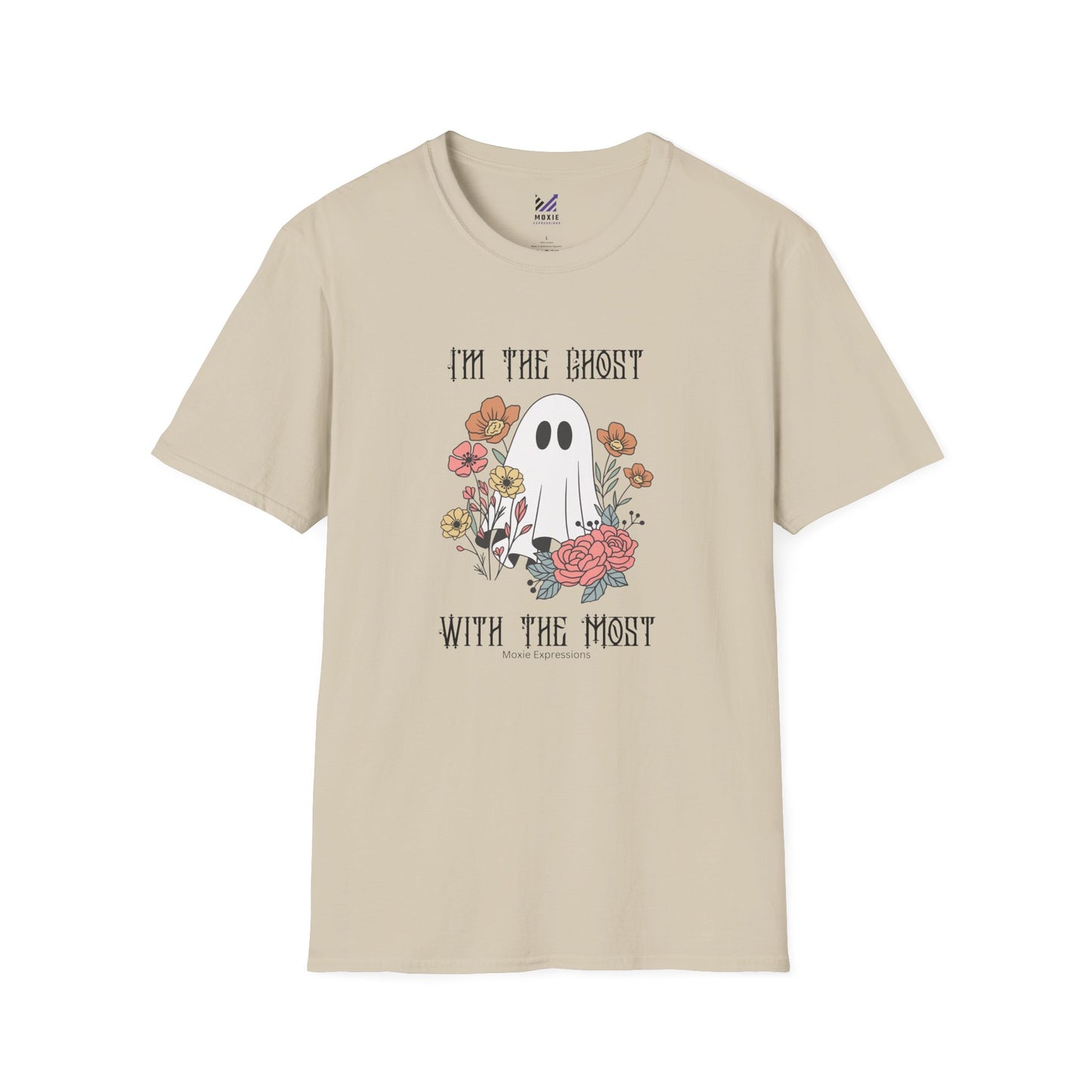 Ghost with the Most Unisex Softstyle Crewneck T-Shirt