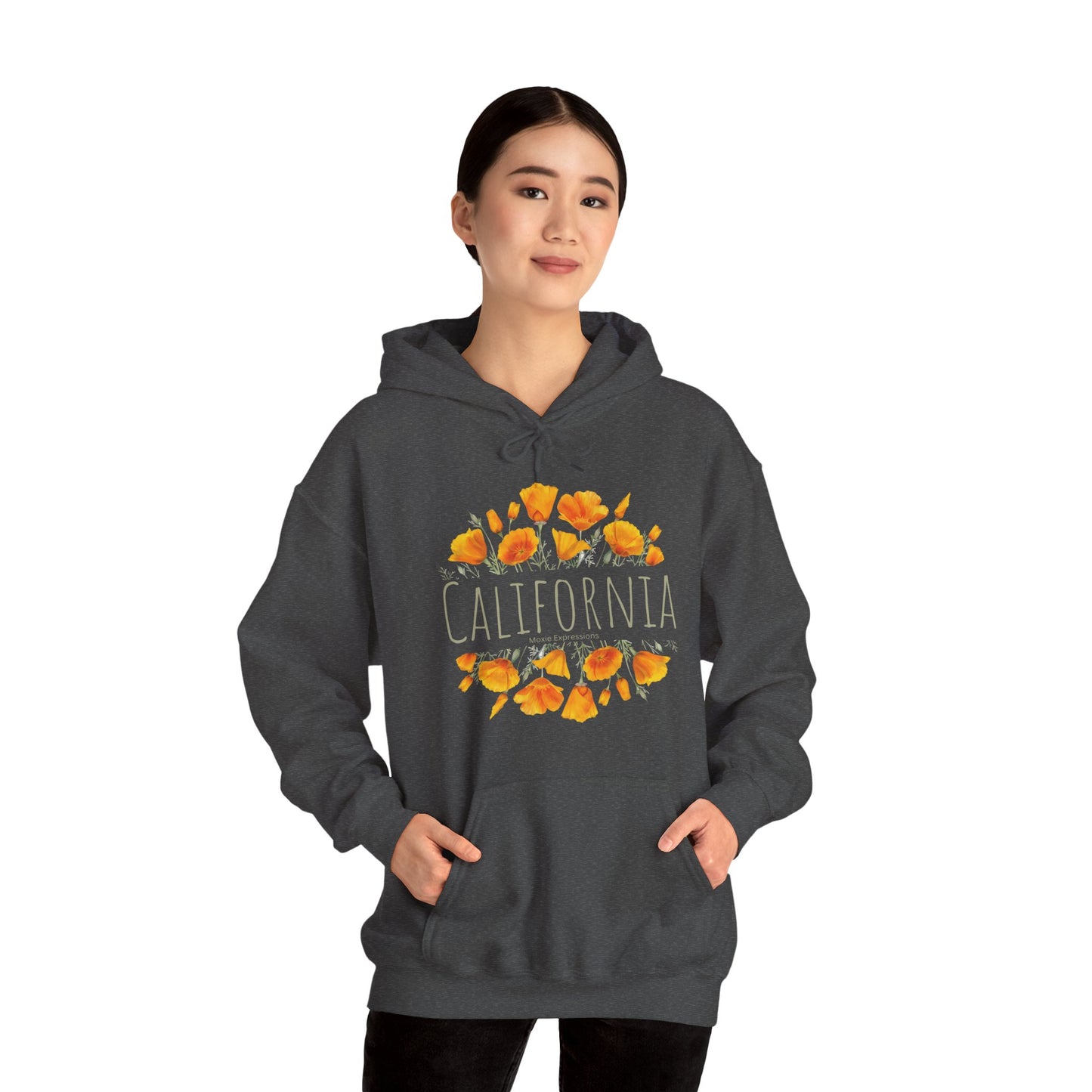 Golden Bloom Unisex Hooded Sweatshirt