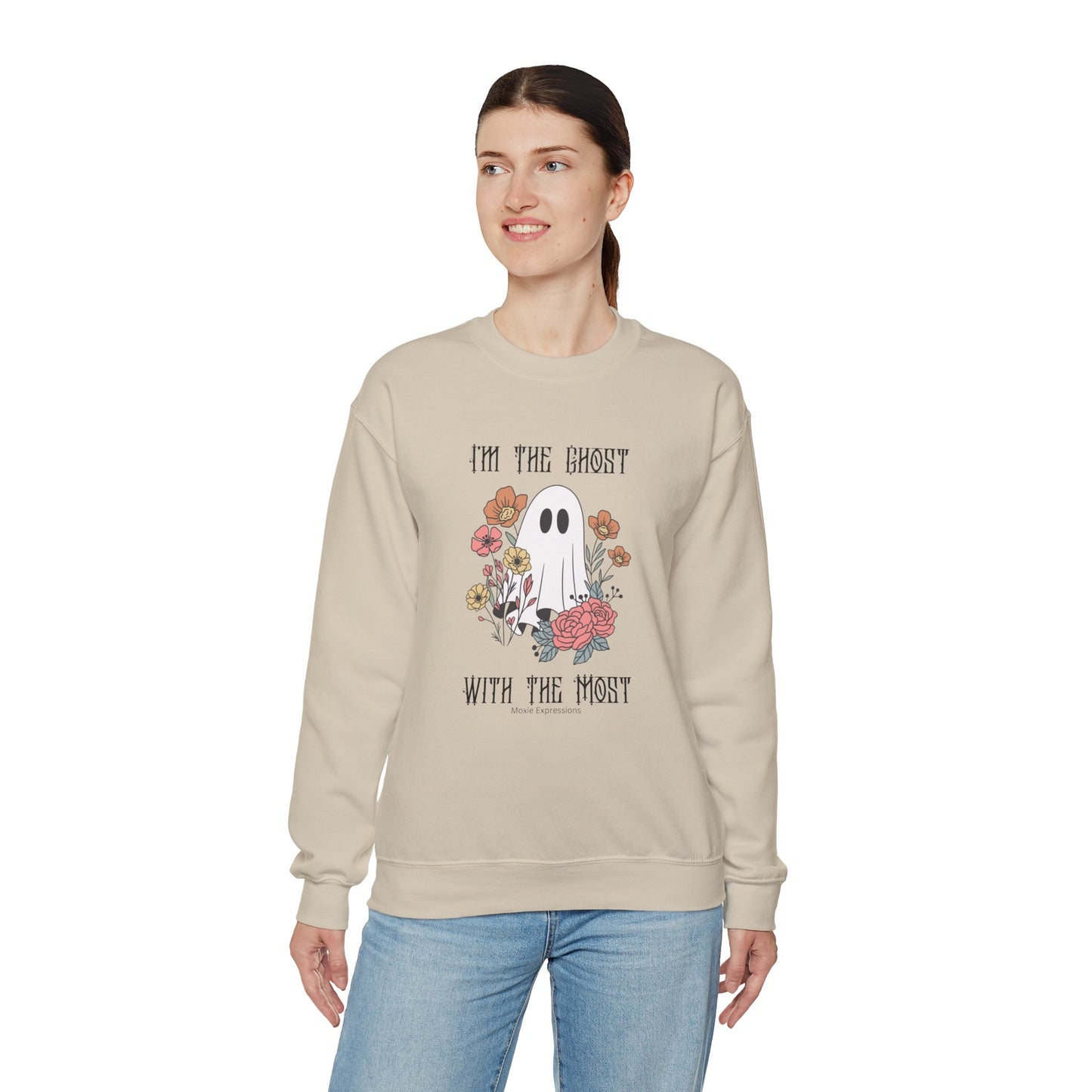 Ghost with the Most Unisex Crewneck Sweatshirt