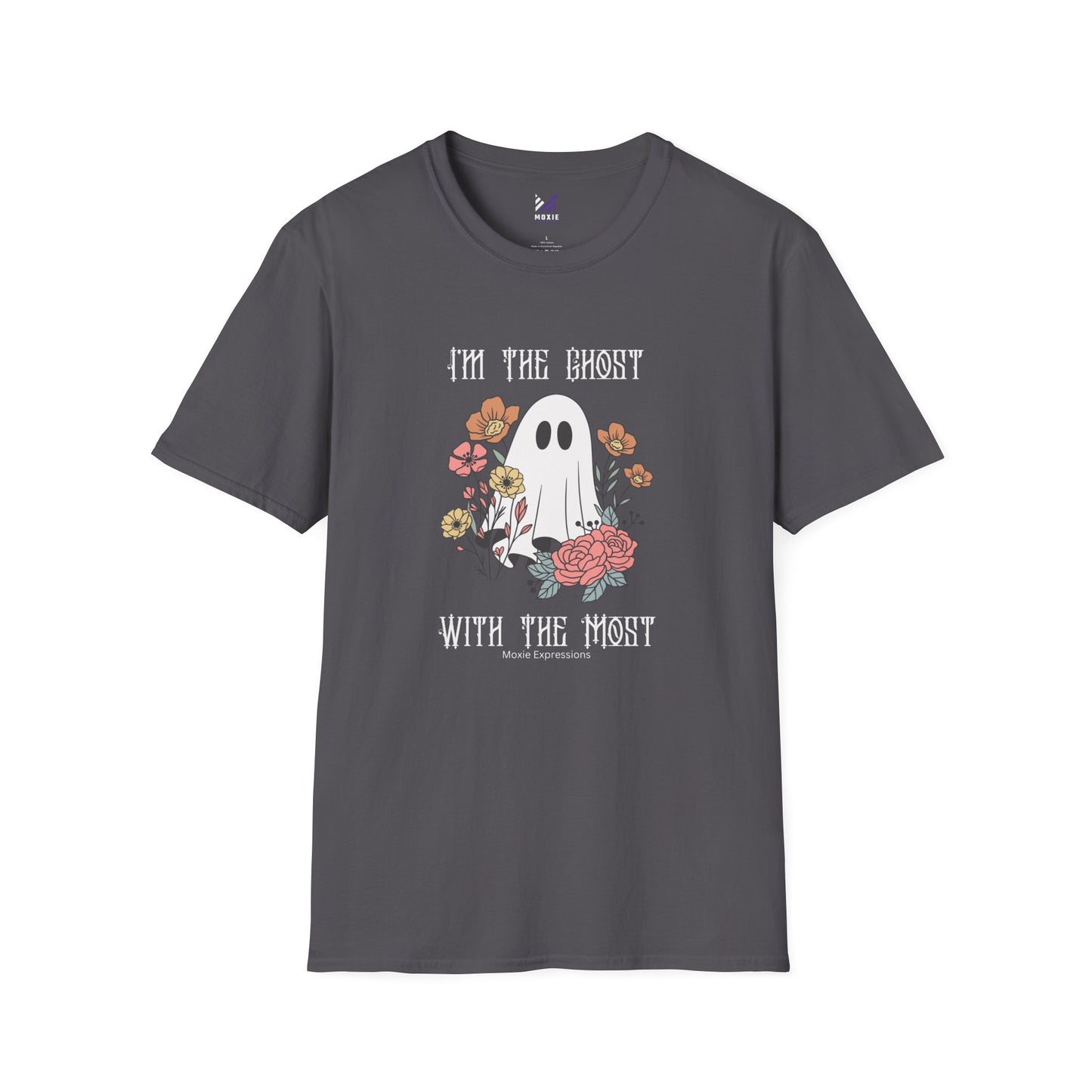 Ghost with the Most Unisex Softstyle Crewneck T-Shirt