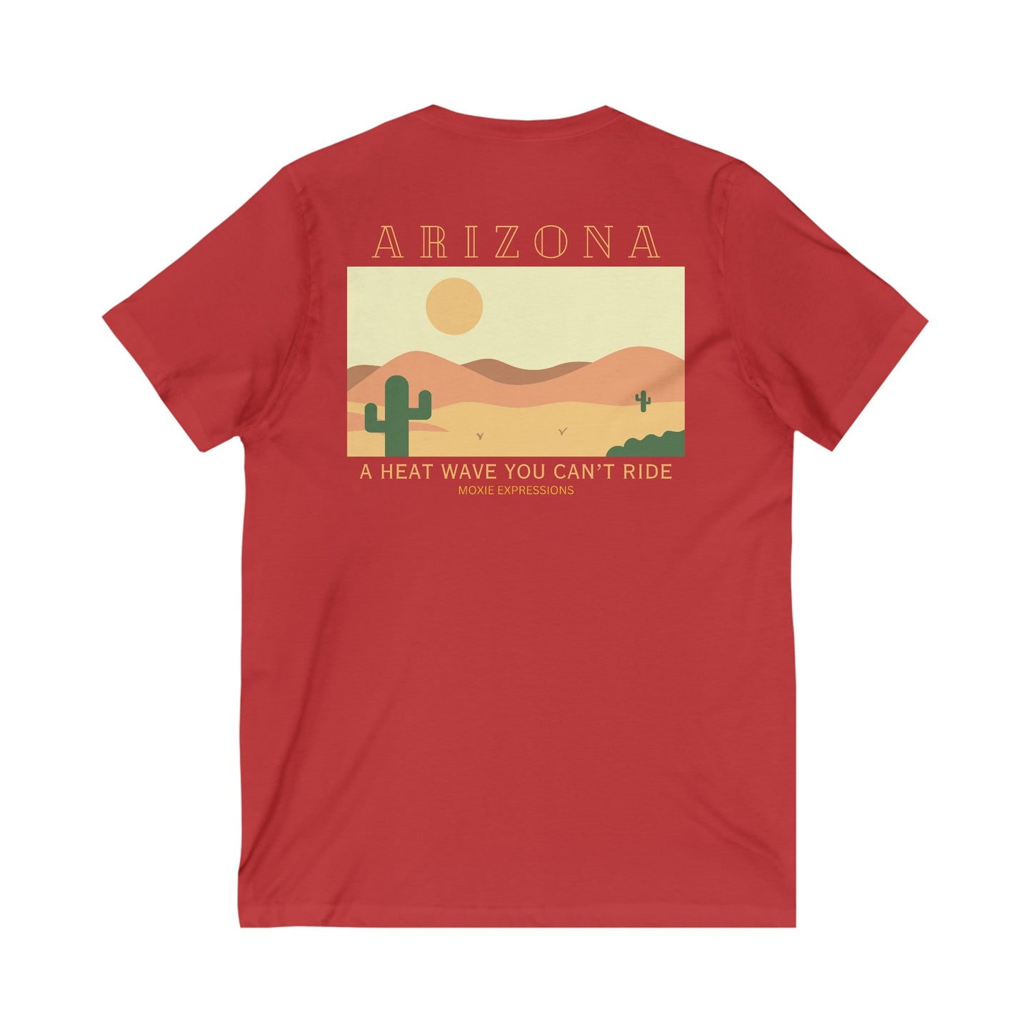 Arizona Heatwave Unisex Jersey Short Sleeve V-Neck Tee