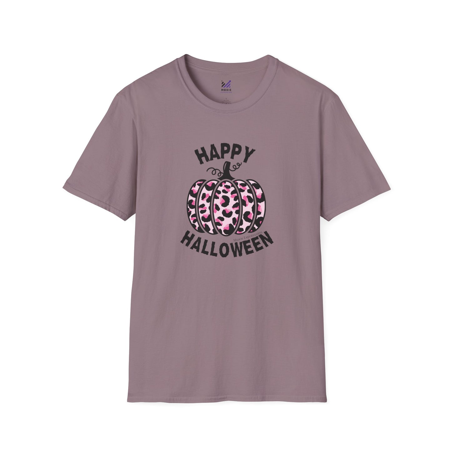 Sassy Pink Pumpkin Patch Unisex Softstyle Crewneck T-Shirt