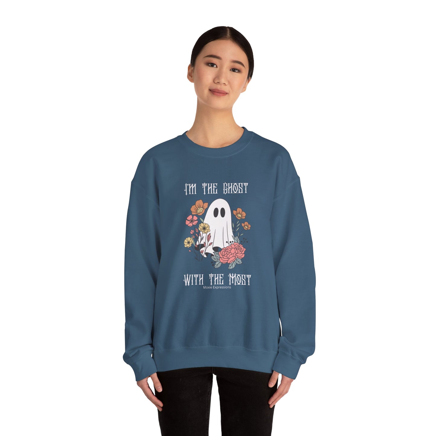 Ghost with the Most Unisex Crewneck Sweatshirt