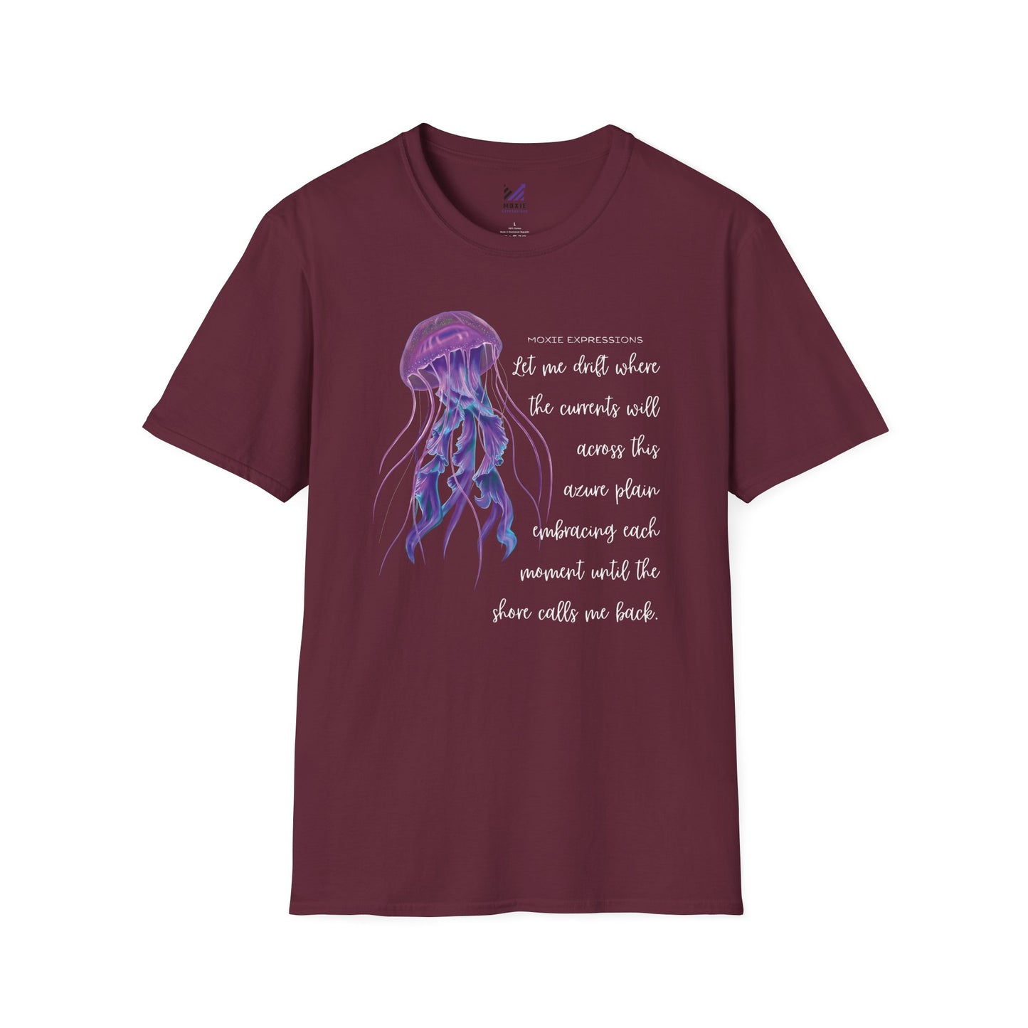 Ocean Whisper Unisex Softstyle Crewneck T-Shirt
