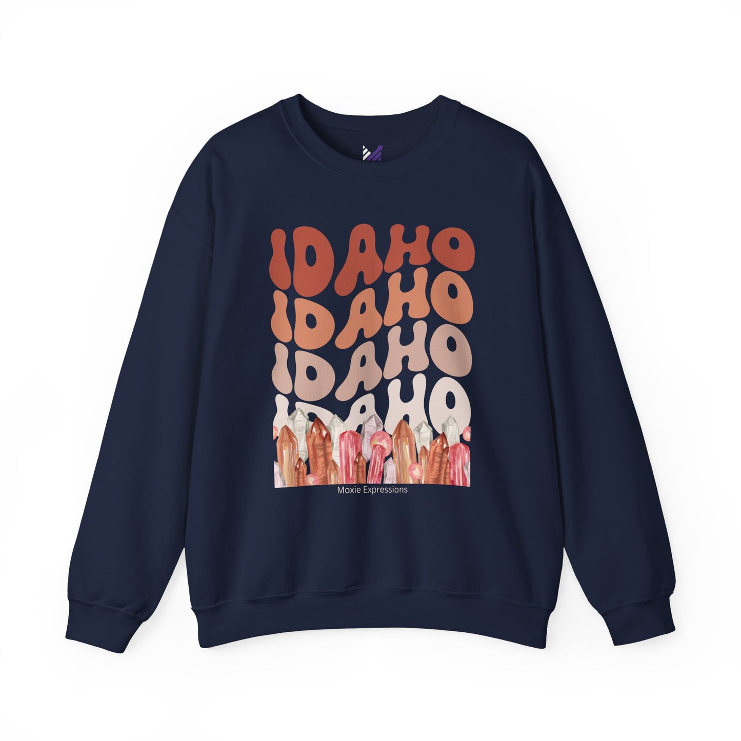 Idaho Gemstone Fusion Unisex Crewneck Sweatshirt