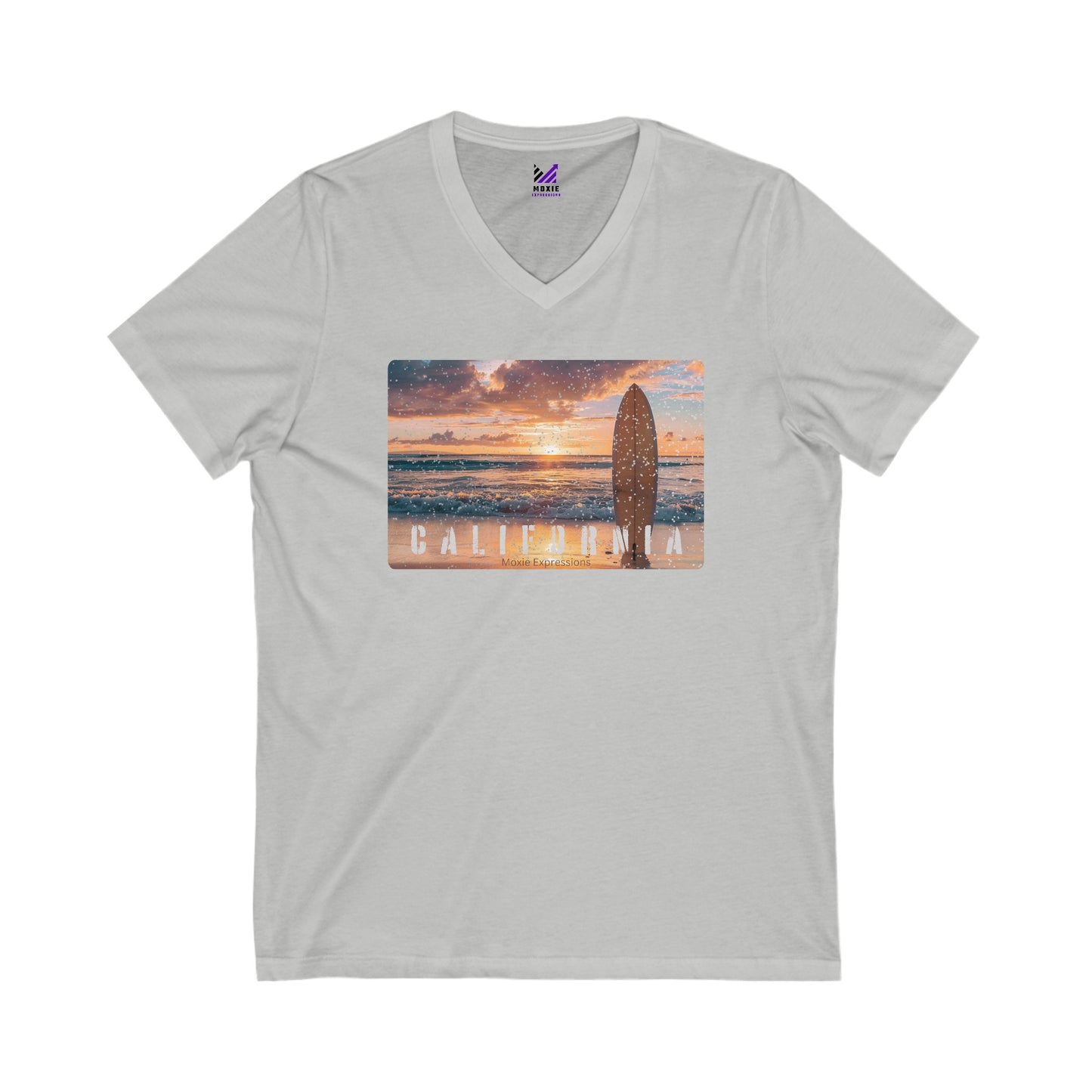 California Dreamin Unisex Jersey Short Sleeve V-Neck Tee