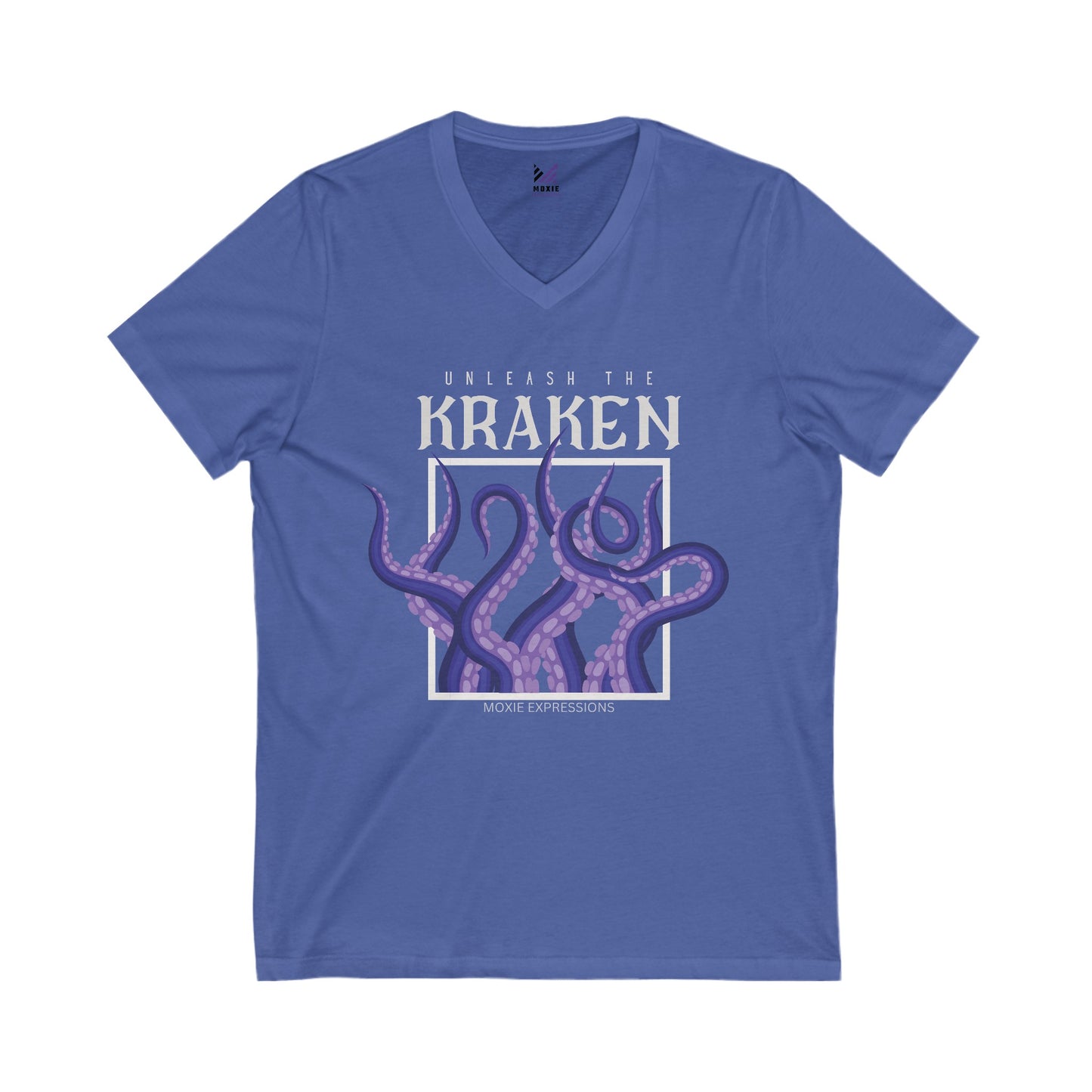 Unleash the Depths Unisex Jersey Short Sleeve V-Neck Tee