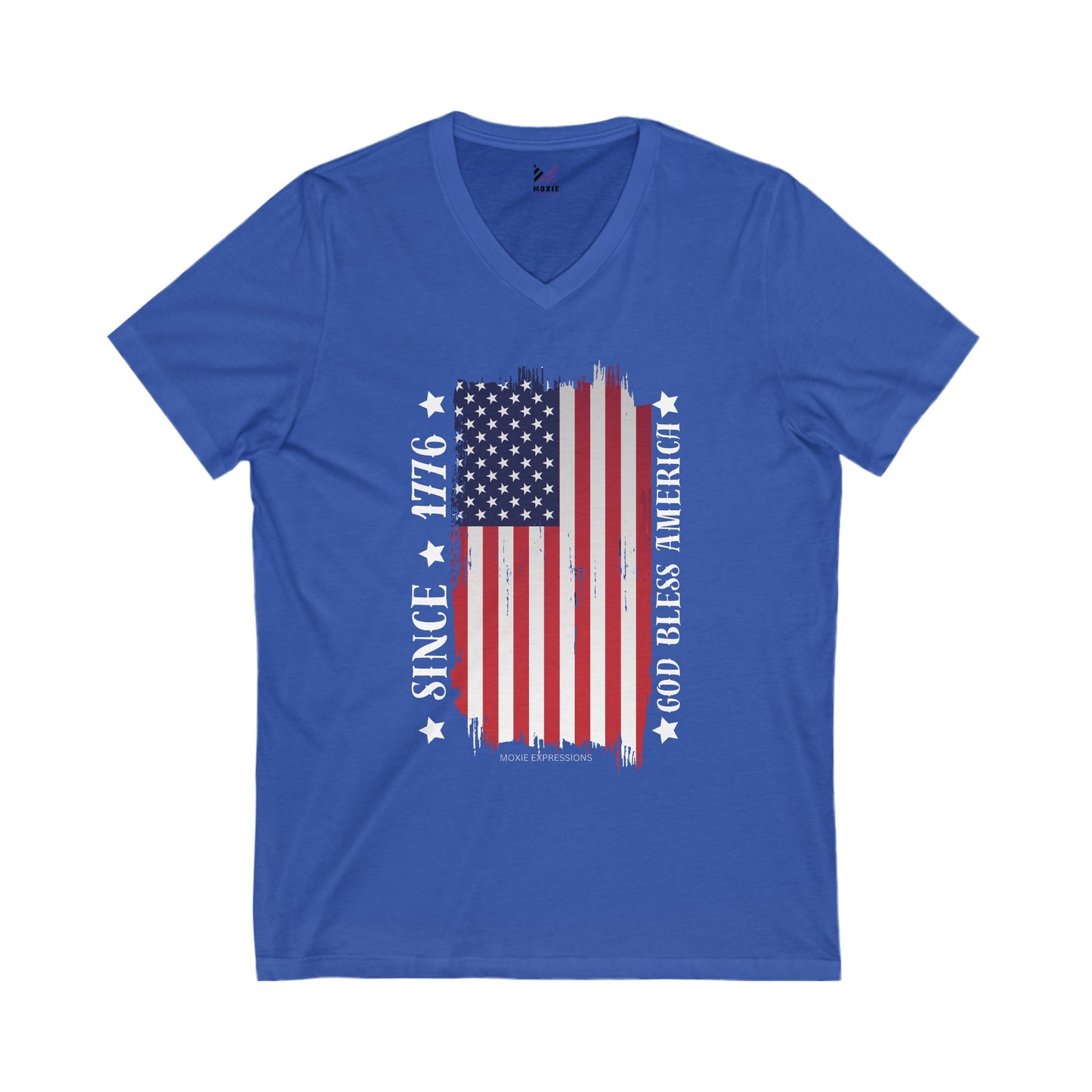 Patriot's Pride Unisex Jersey Short Sleeve V-Neck Tee