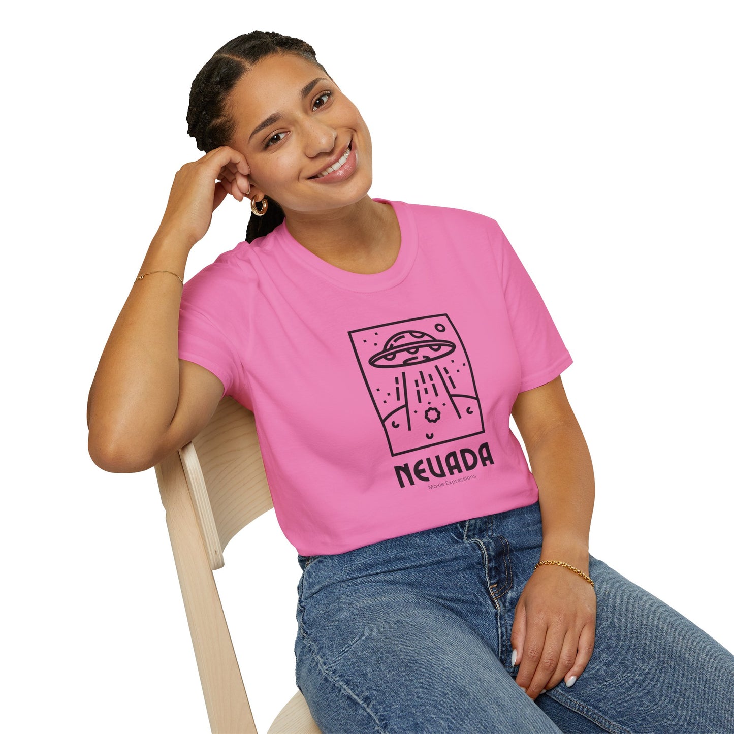 Nevada Alien Encounter Unisex Softstyle Crewneck T-Shirt
